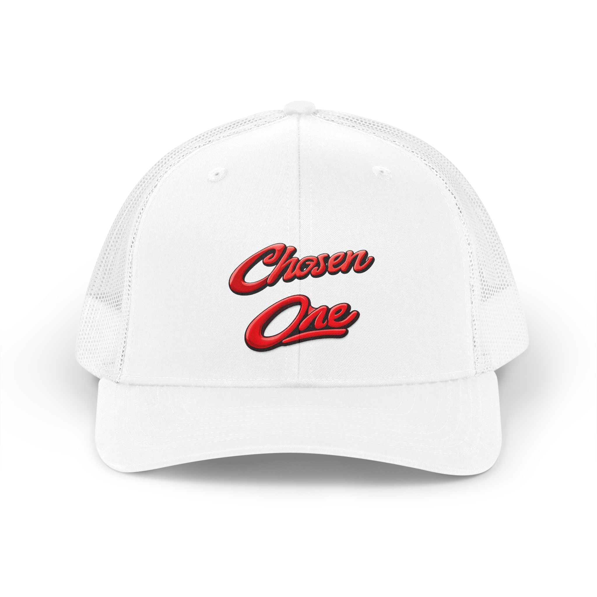 Retro Trucker Hat — 'Chosen One' Embroidered Mesh Cap