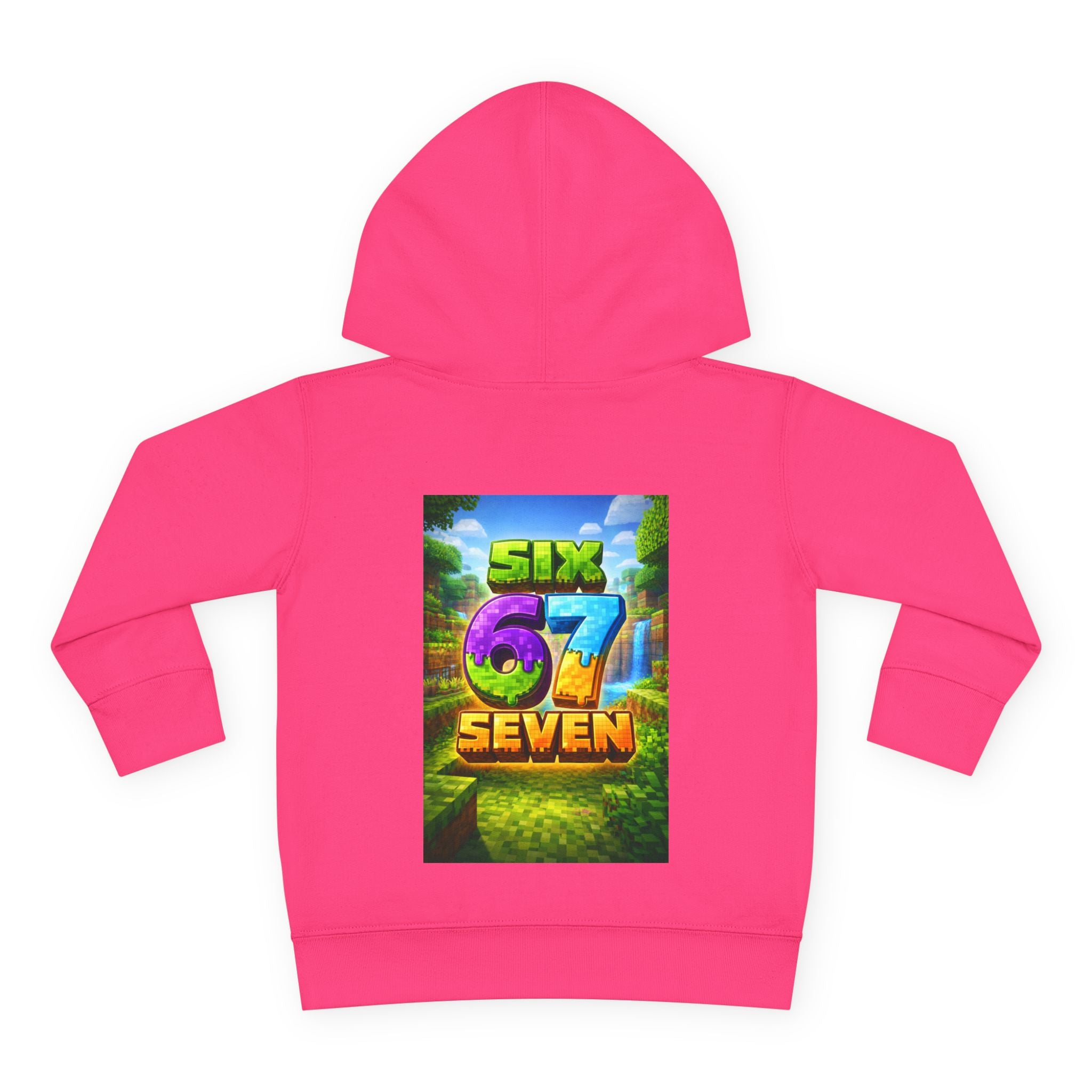 Toddler Hoodie — Colorful "Six 7 Seven" Gaming Style Pullover