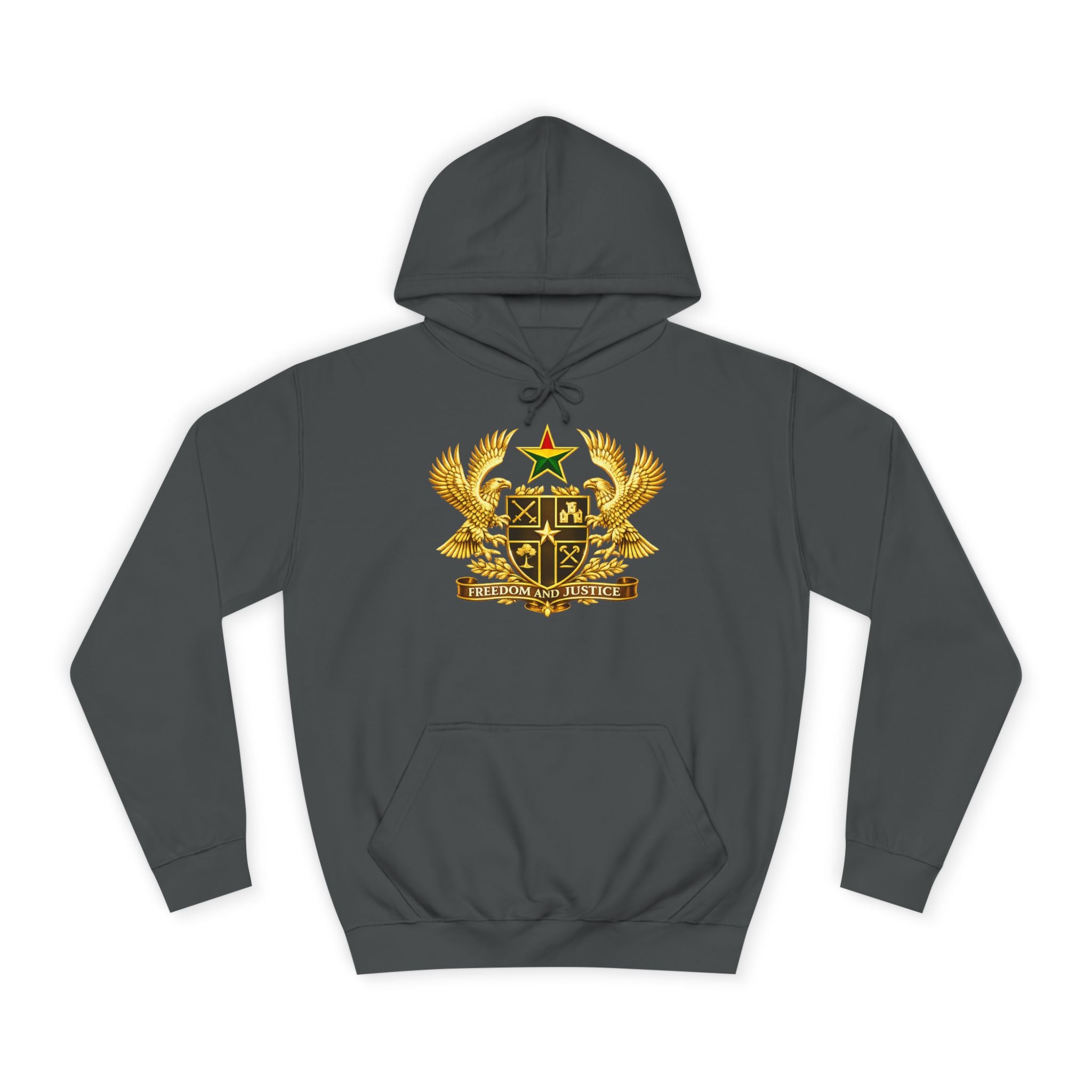 Ghana Coat of Arms Hoodie — Heritage Crest Pullover