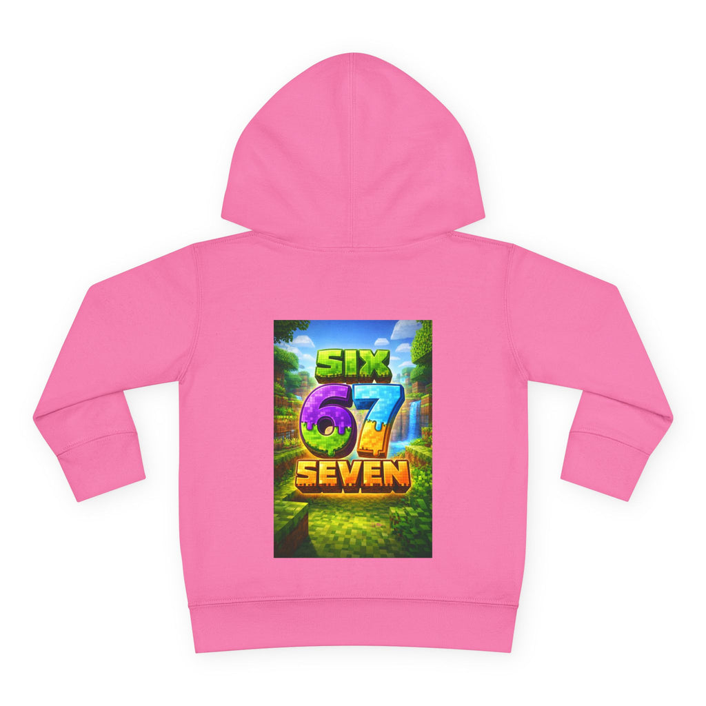 Toddler Hoodie — Colorful "Six 7 Seven" Gaming Style Pullover