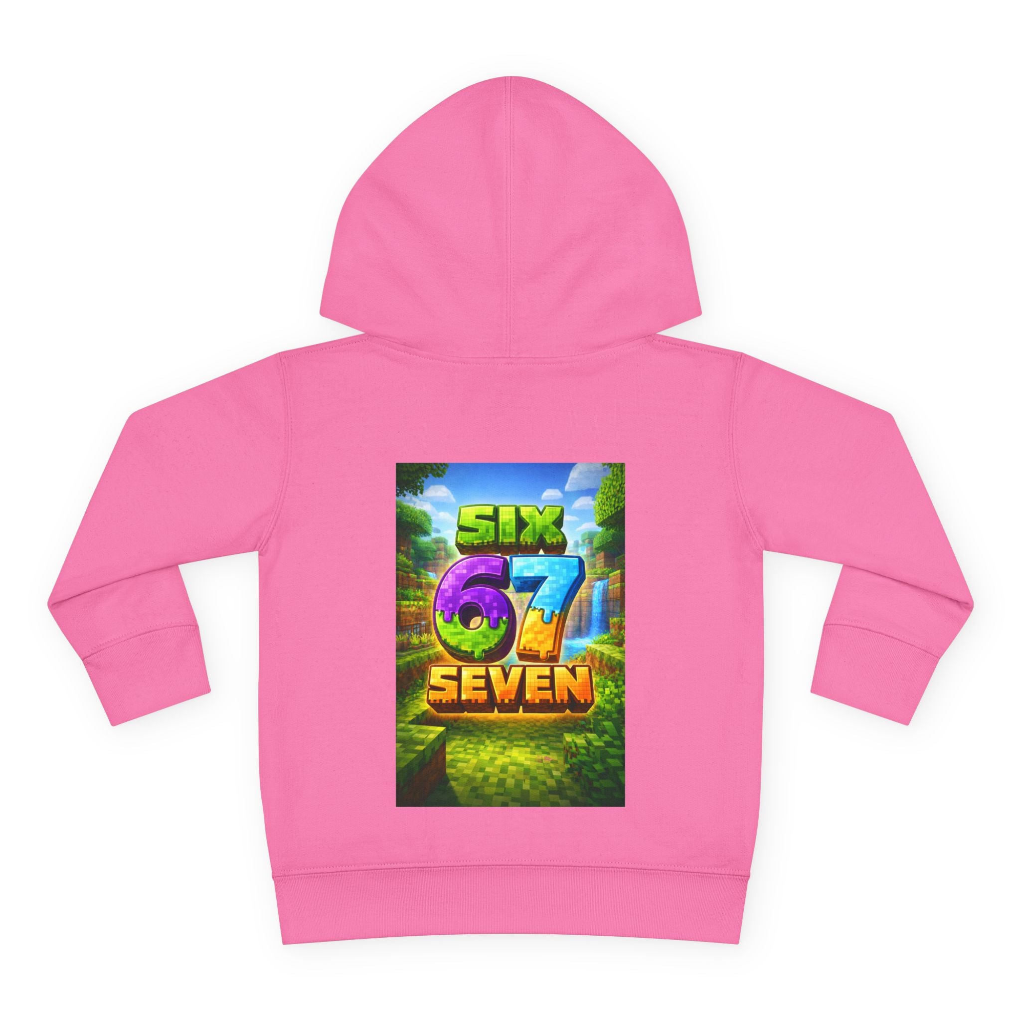 Toddler Hoodie — Colorful "Six 7 Seven" Gaming Style Pullover