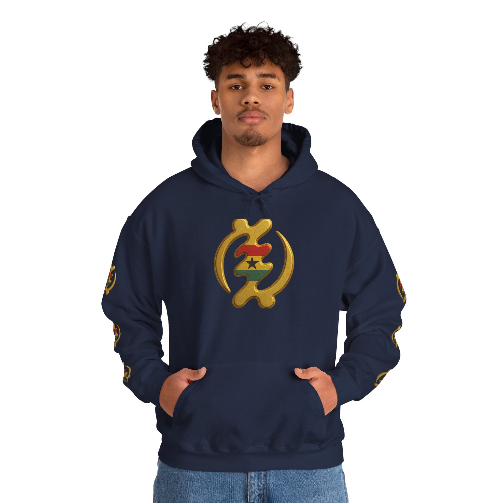 Gye Nyame Hoodie — Adinkra Symbol of Divine Protection Sweatshirt