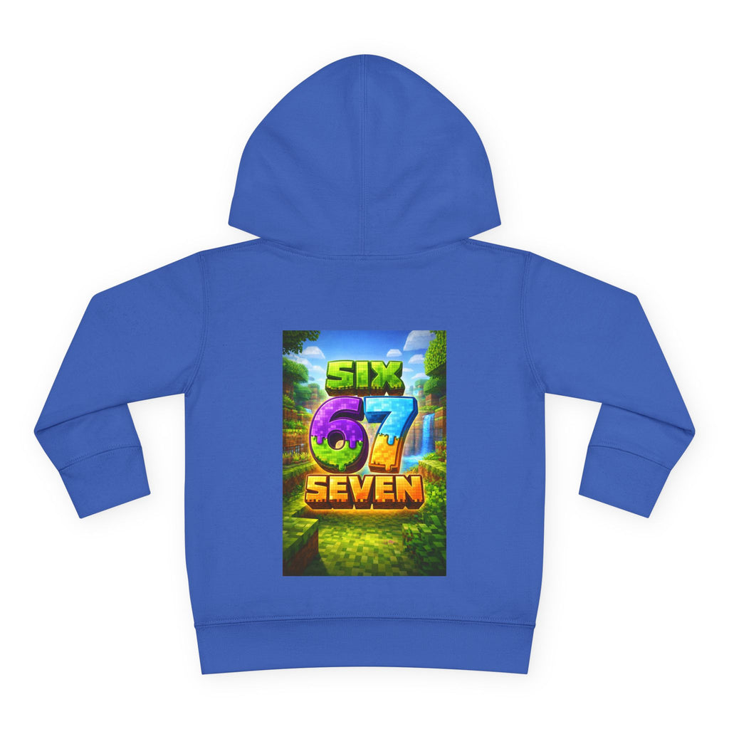 Toddler Hoodie — Colorful "Six 7 Seven" Gaming Style Pullover