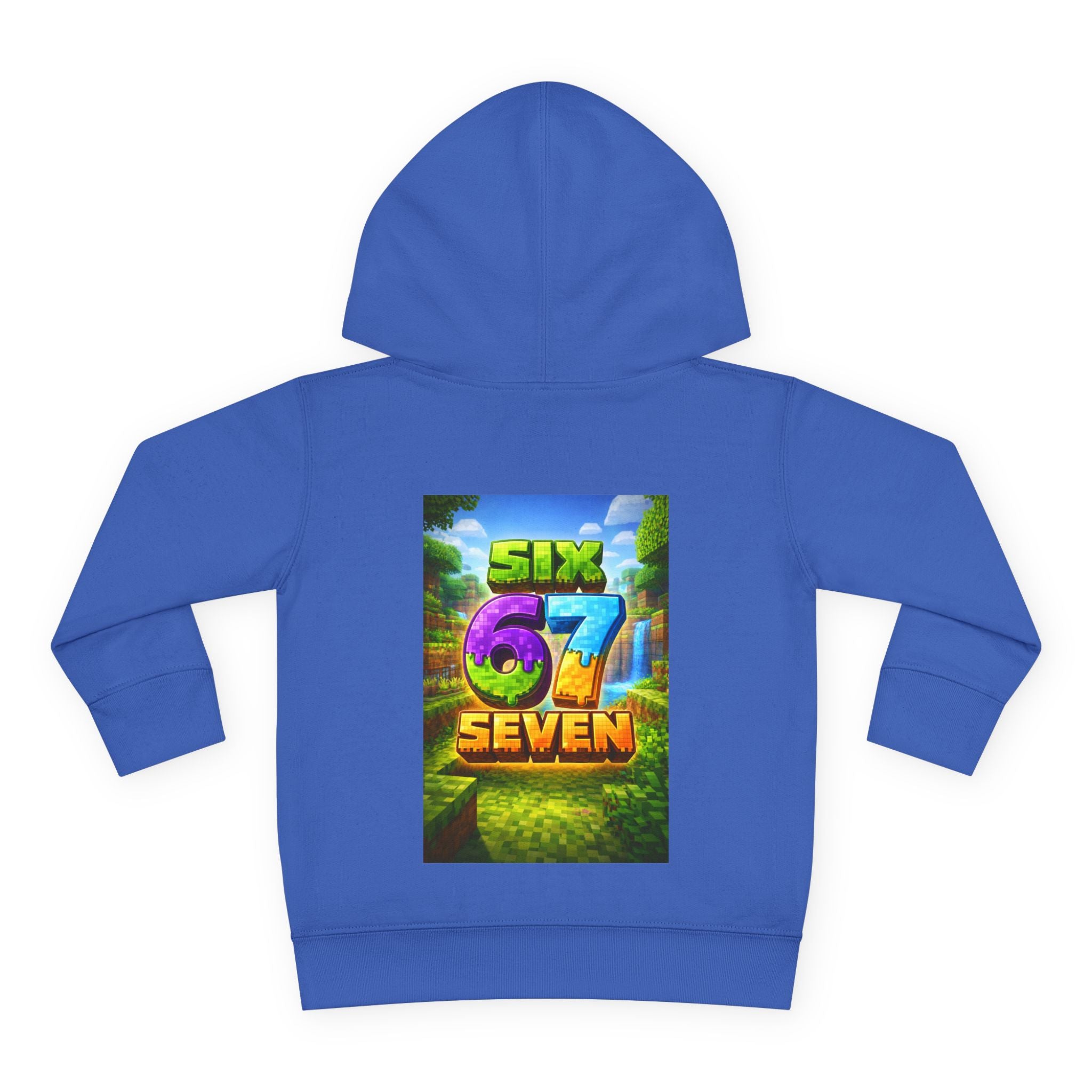 Toddler Hoodie — Colorful "Six 7 Seven" Gaming Style Pullover