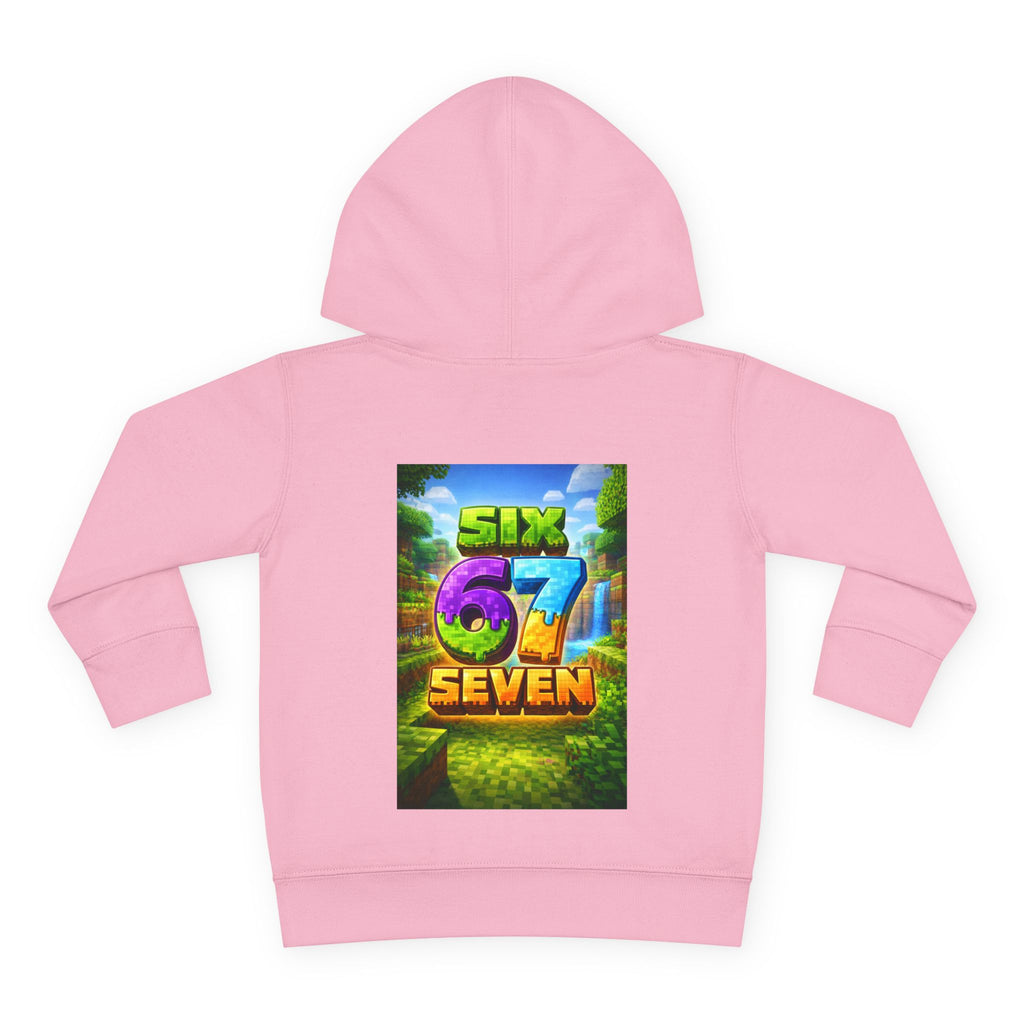Toddler Hoodie — Colorful "Six 7 Seven" Gaming Style Pullover