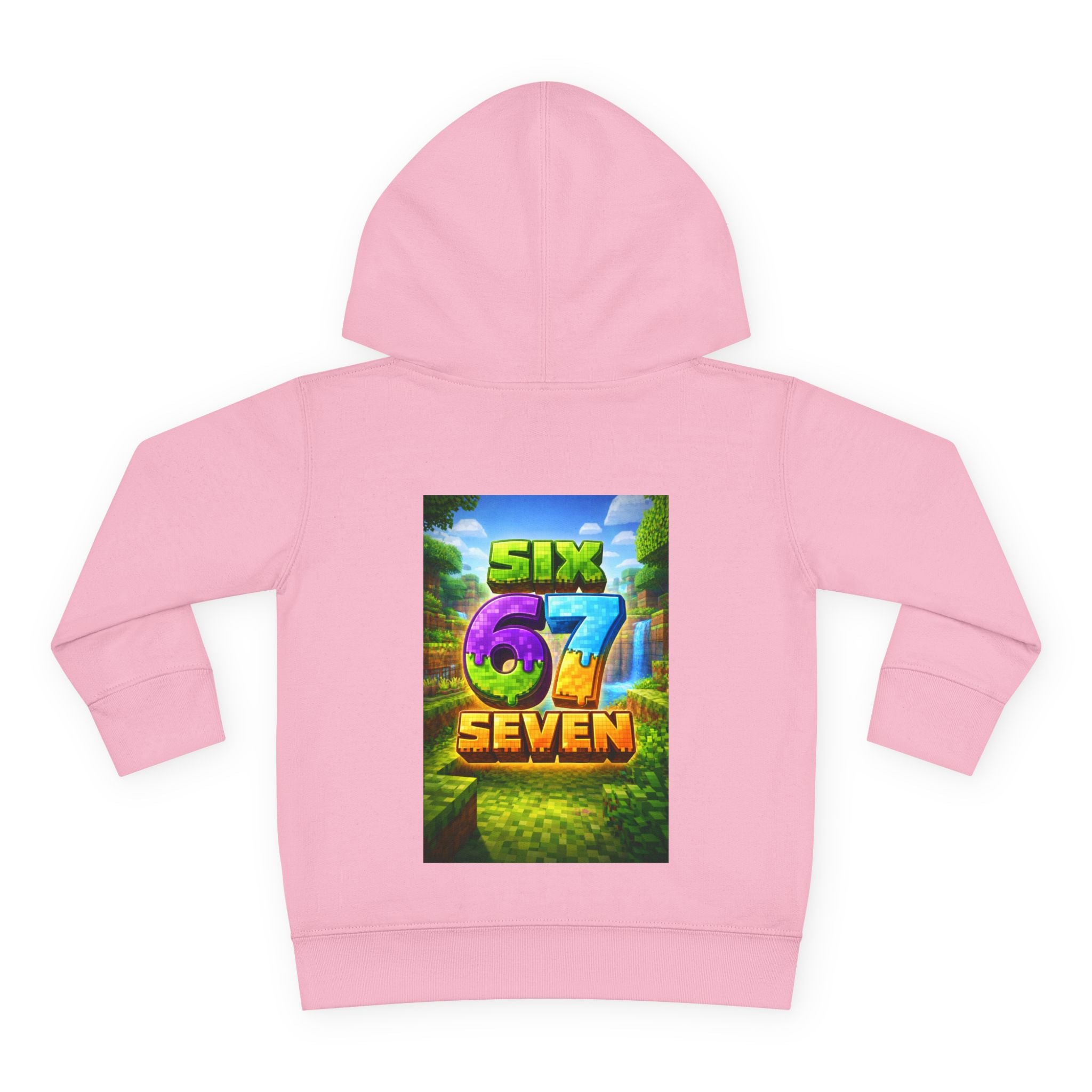 Toddler Hoodie — Colorful "Six 7 Seven" Gaming Style Pullover