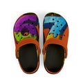 Kids Graffiti Number Clogs — Colorful EVA Foam Slip-Ons