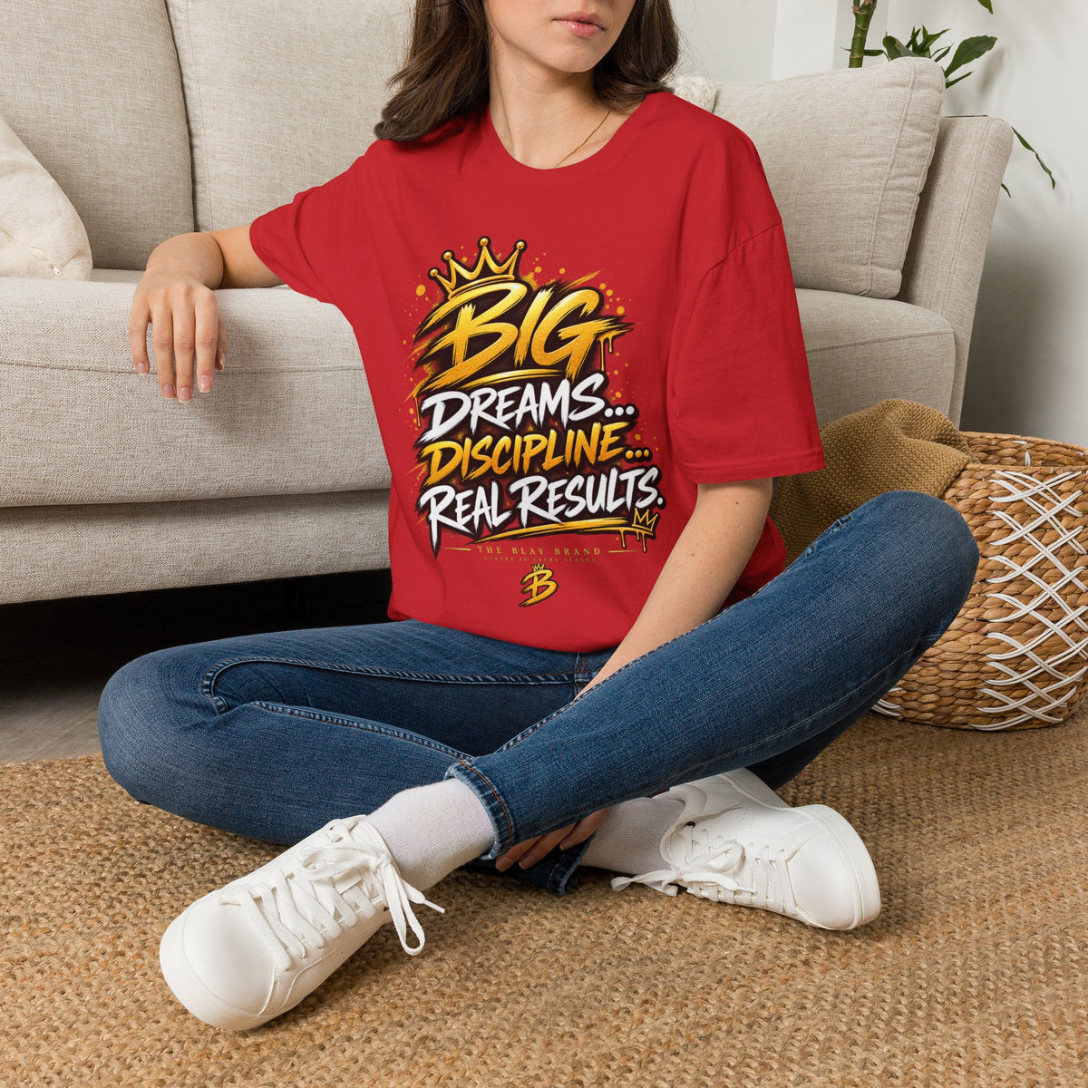 Big Dreams… Discipline. Graphic T-Shirt — Motivational Streetwear Tee