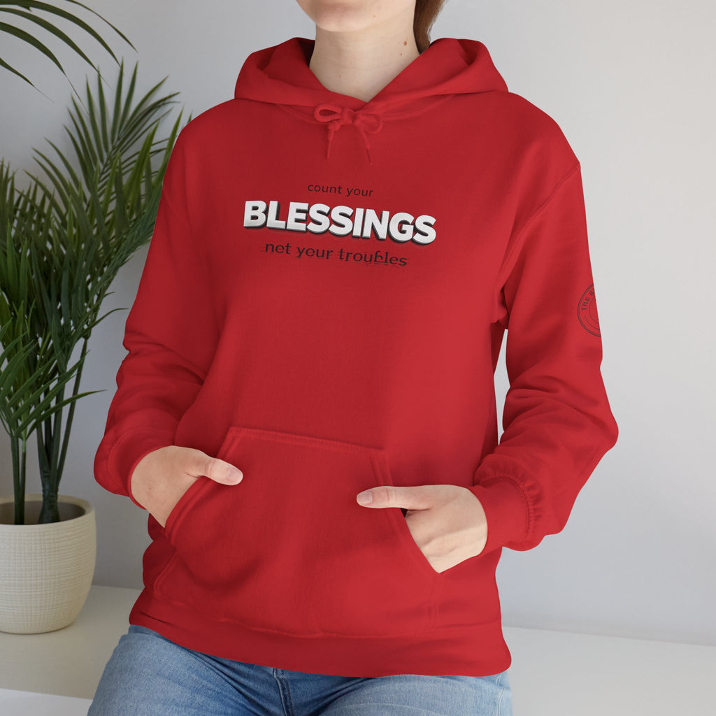 Count Your Blessings Not Your Troubles' Hoodie — 2026 Rise Inspirational Sweatshirt