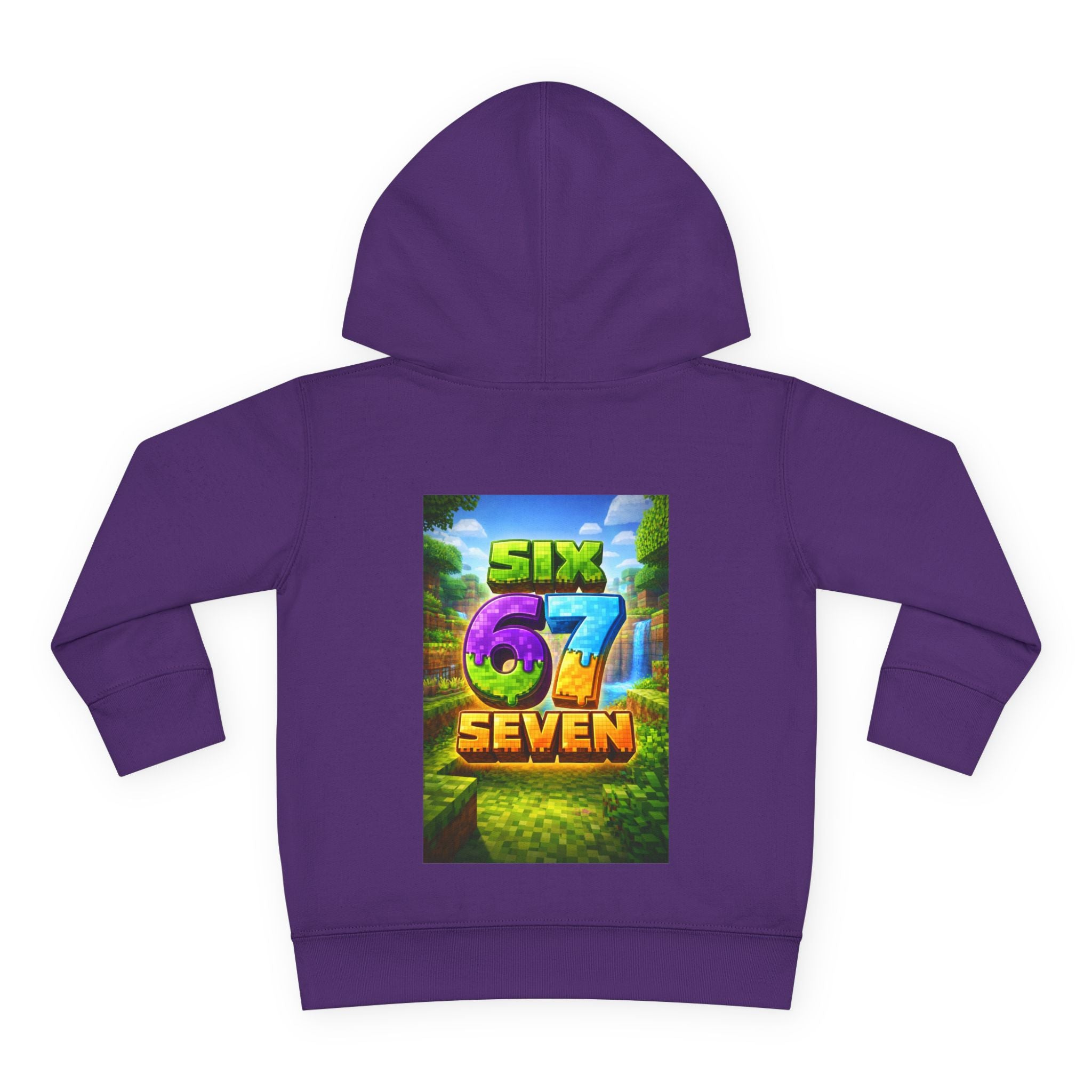 Toddler Hoodie — Colorful "Six 7 Seven" Gaming Style Pullover
