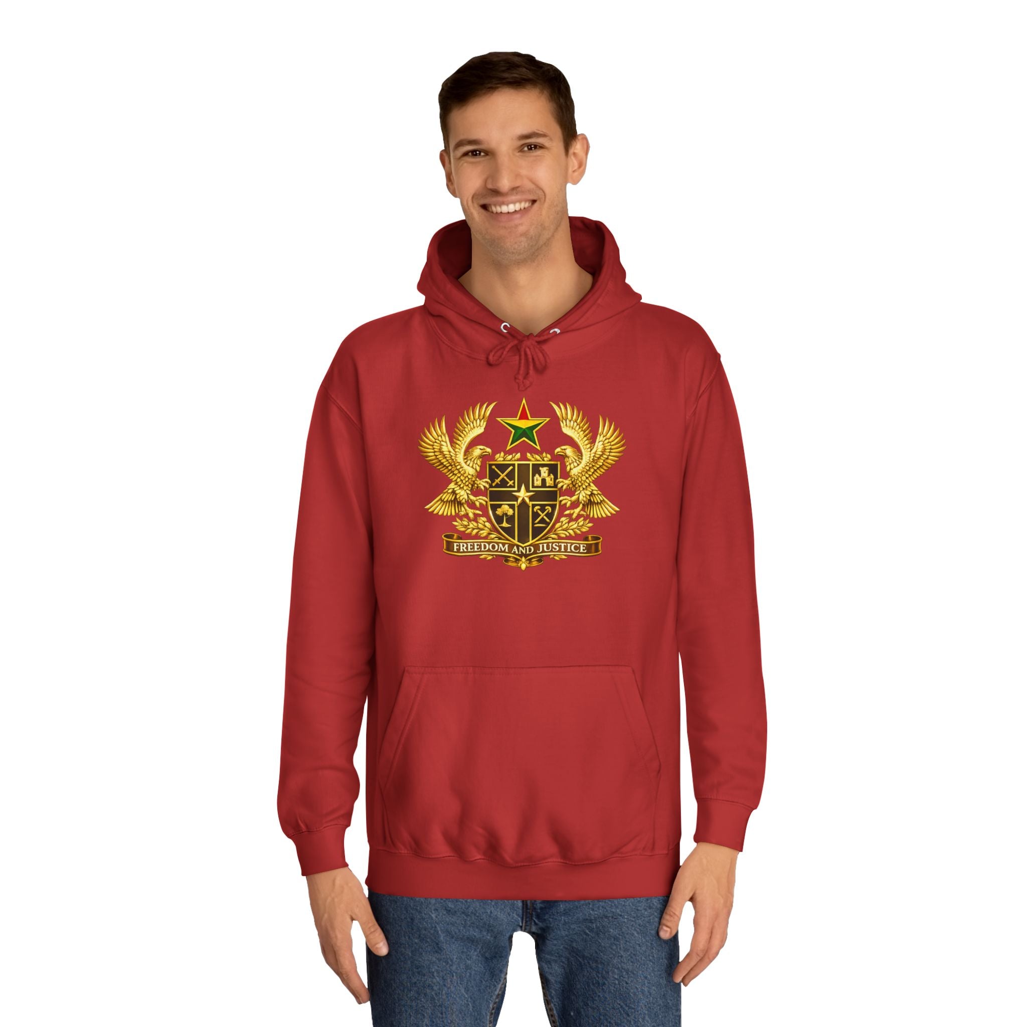 Ghana Coat of Arms Hoodie — Heritage Crest Pullover