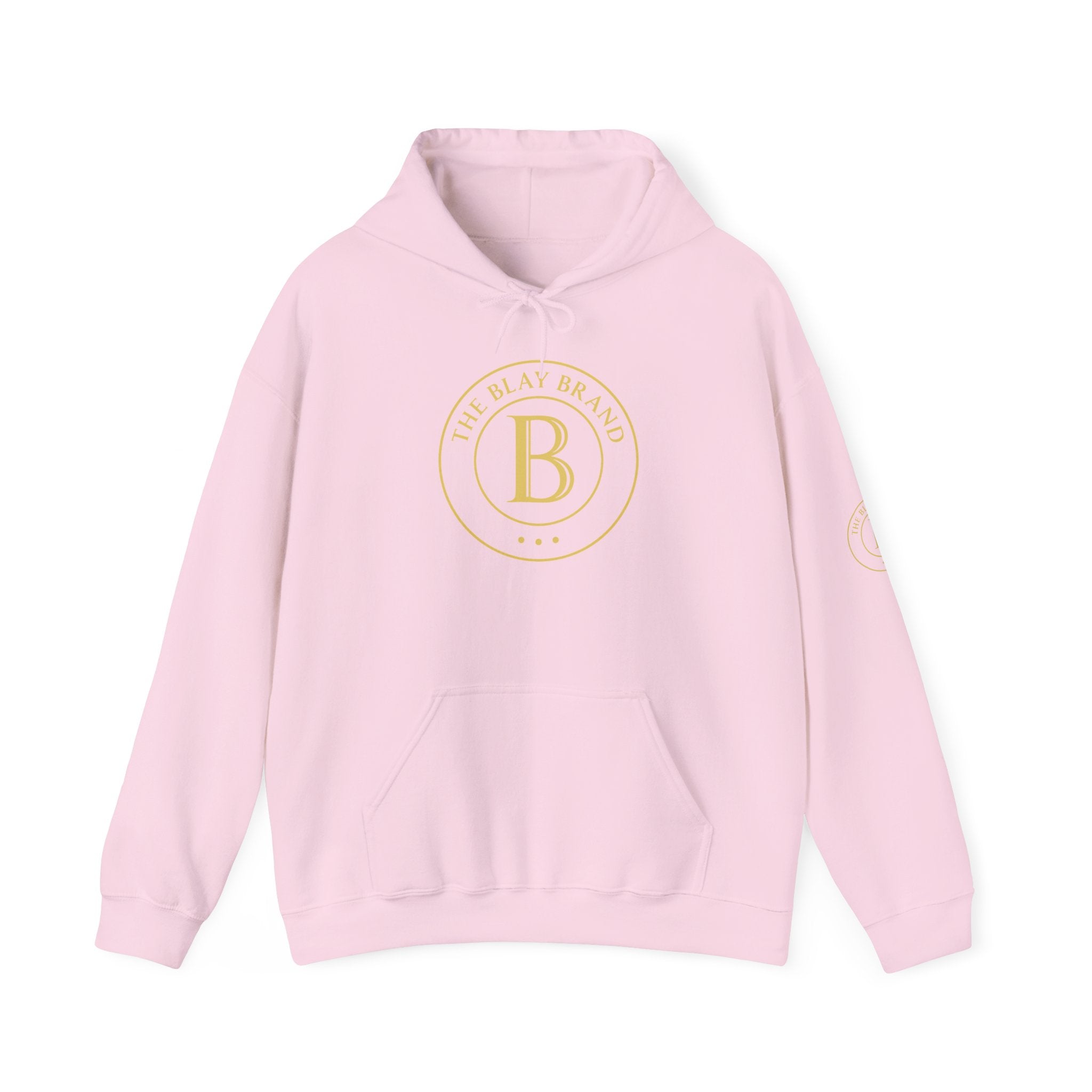 Hoodie — Minimalist Gold Monogram “B” Logo Pullover