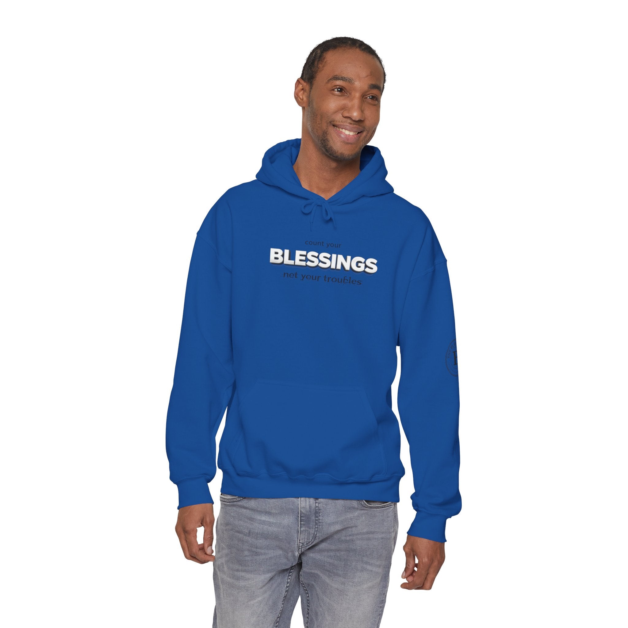 Count Your Blessings Not Your Troubles' Hoodie — 2026 Rise Inspirational Sweatshirt