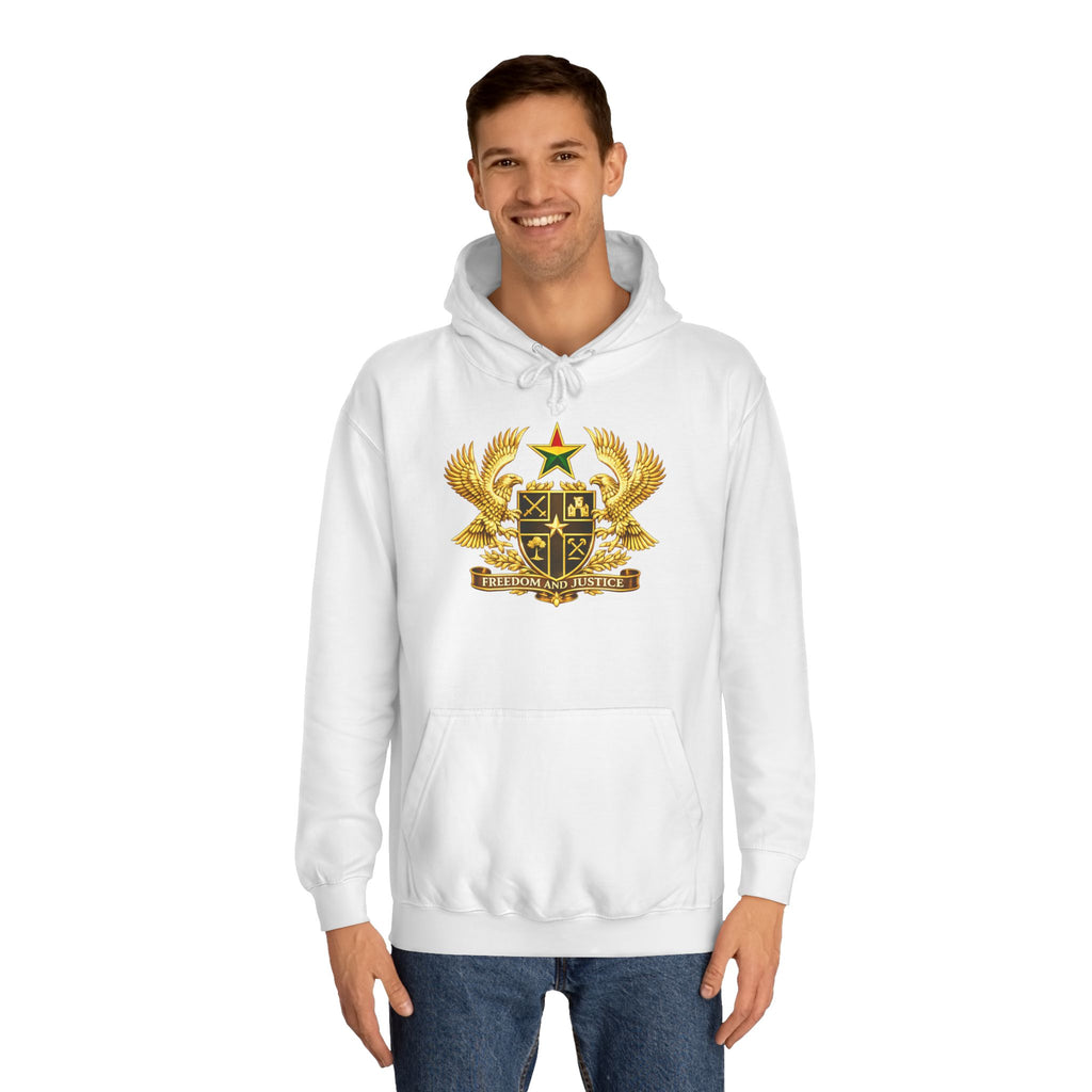 Ghana Coat of Arms Hoodie — Heritage Crest Pullover