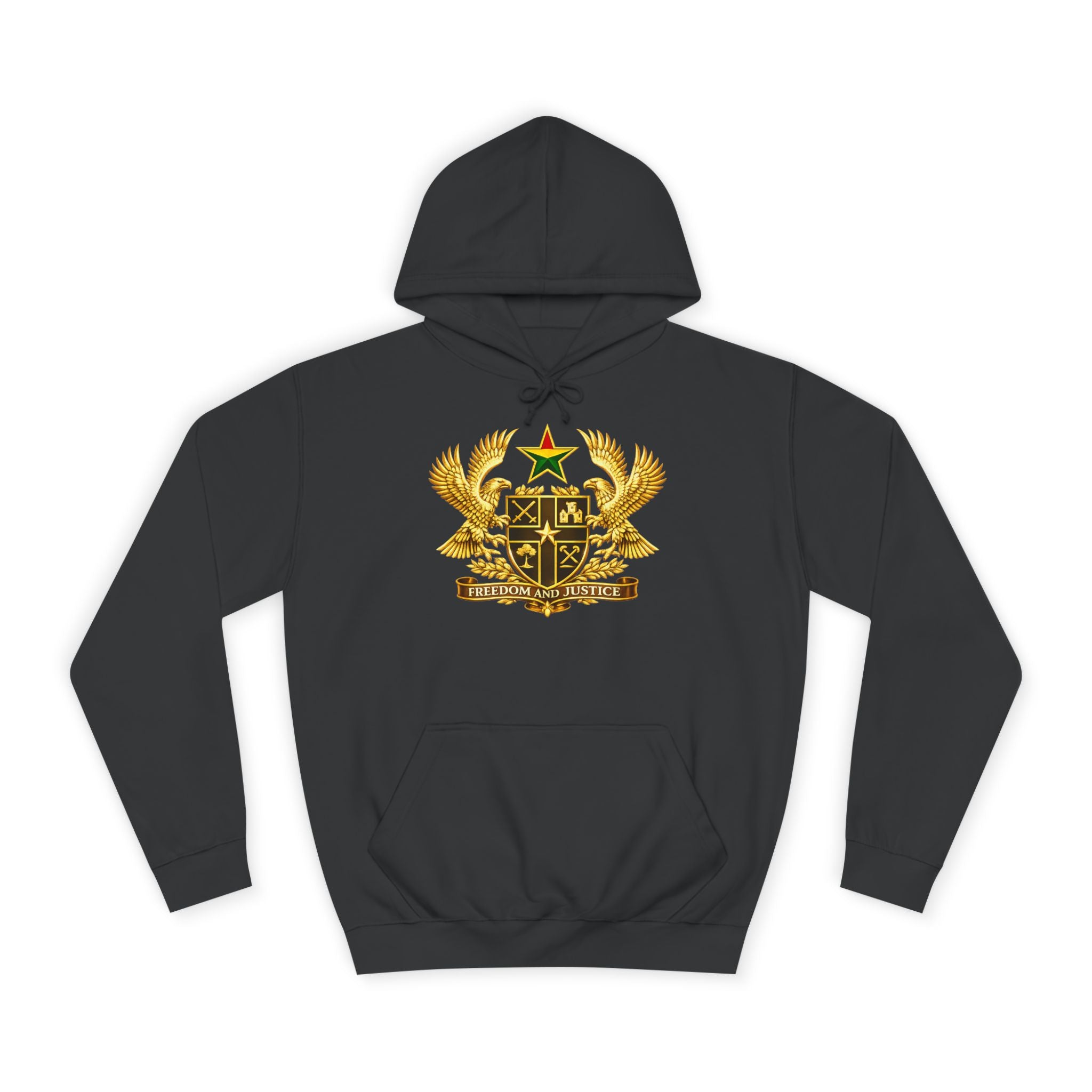 Ghana Coat of Arms Hoodie — Heritage Crest Pullover