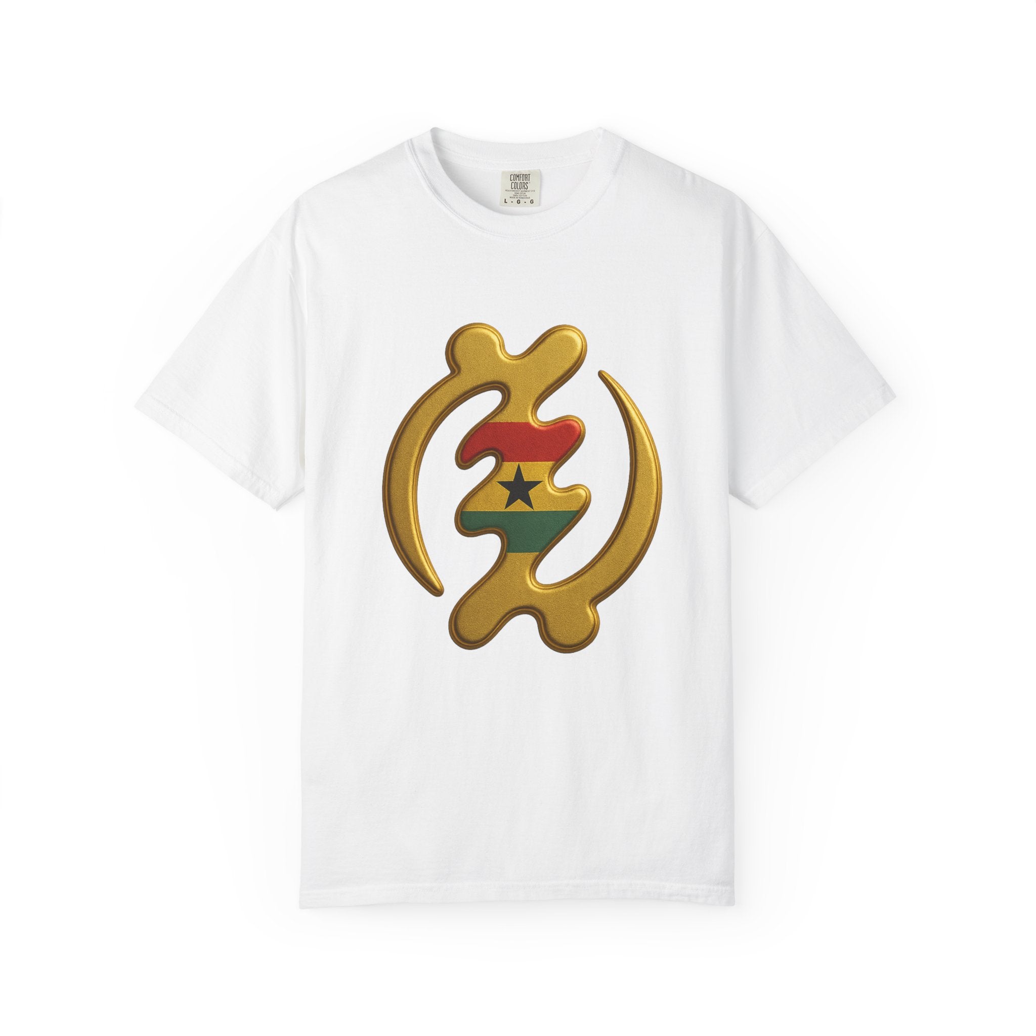 Ghana Flag Emblem T-Shirt — African Pride Graphic Tee