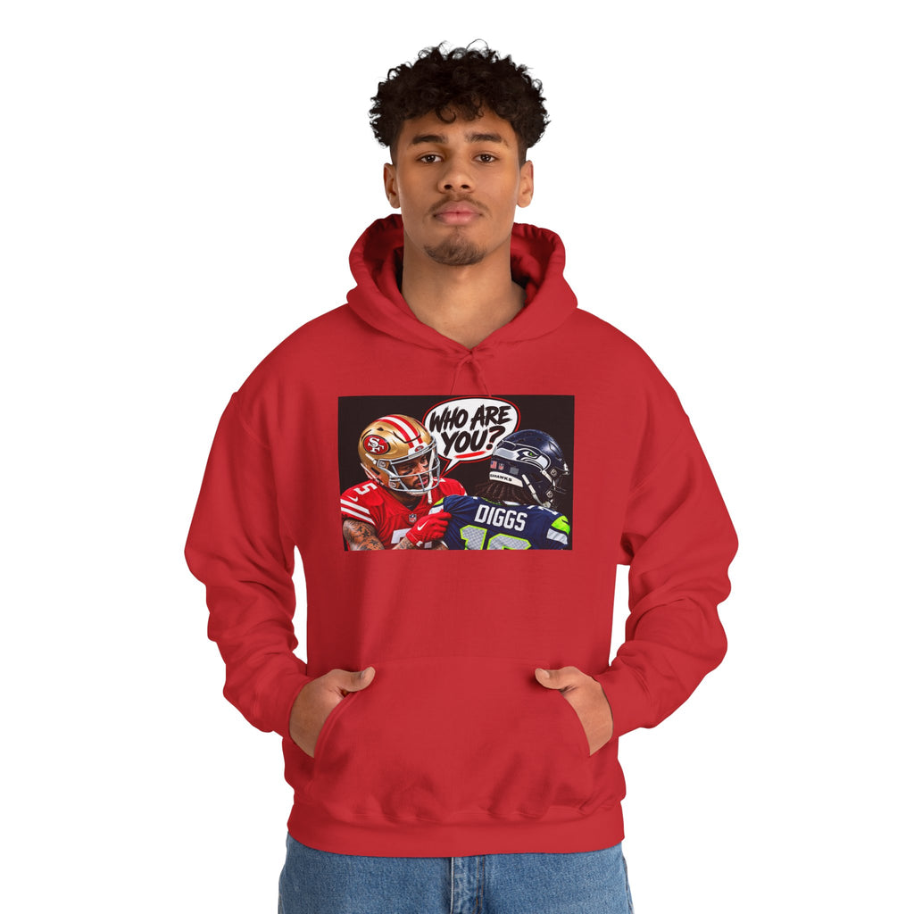 Who Are You? Diggs Football Fan Hoodie