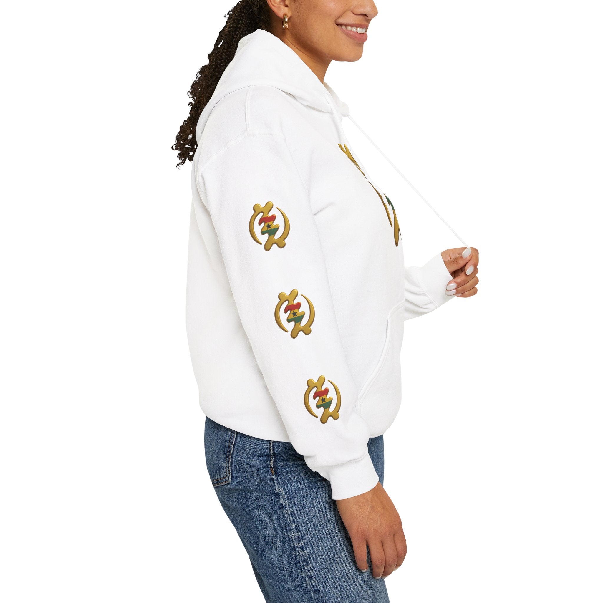 Gye Nyame Hoodie — Adinkra Symbol of Divine Protection Sweatshirt