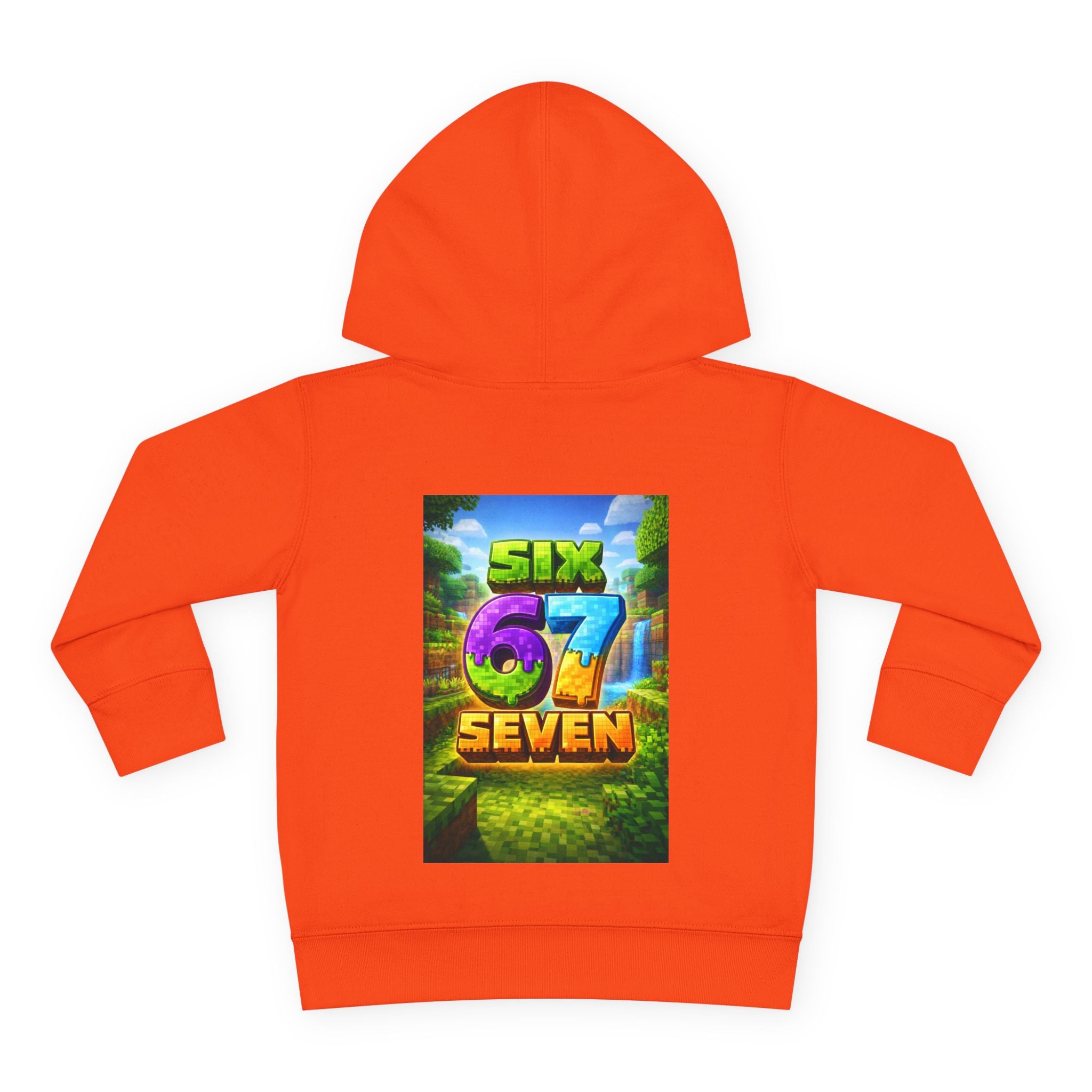 Toddler Hoodie — Colorful "Six 7 Seven" Gaming Style Pullover