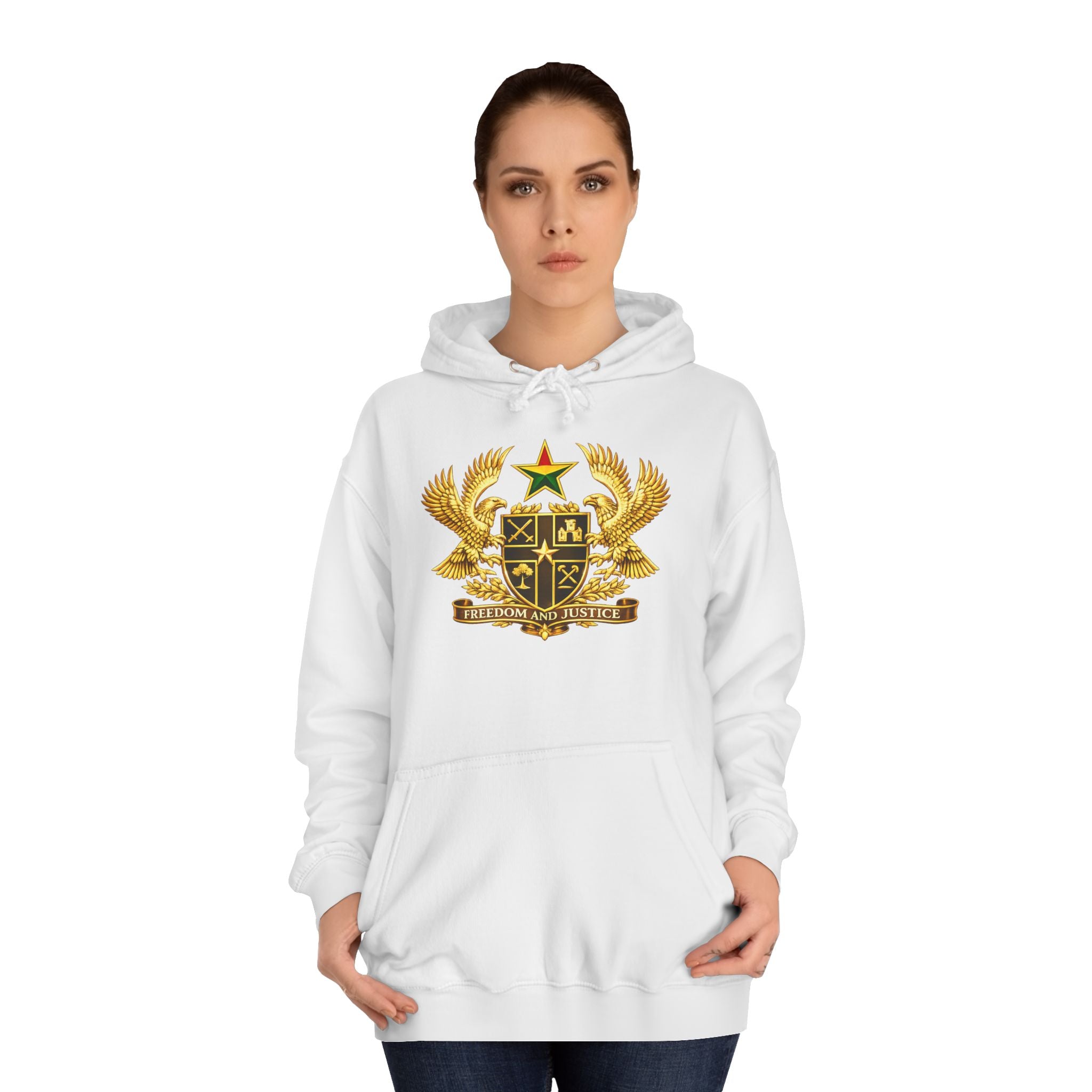 Ghana Coat of Arms Hoodie — Heritage Crest Pullover