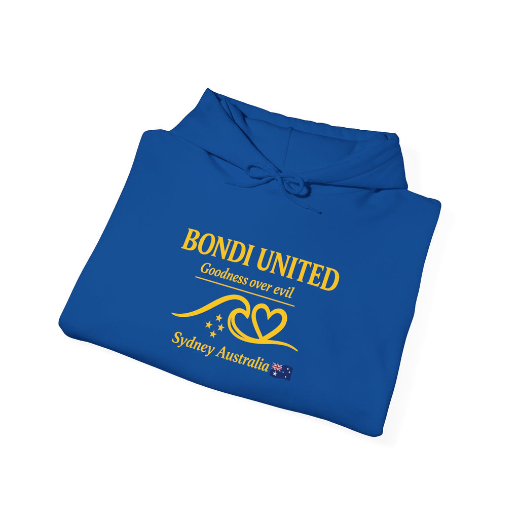 Bondi United Wave Hoodie — 'Bondi United' Surf & Beach Crew Hooded Sweatshirt