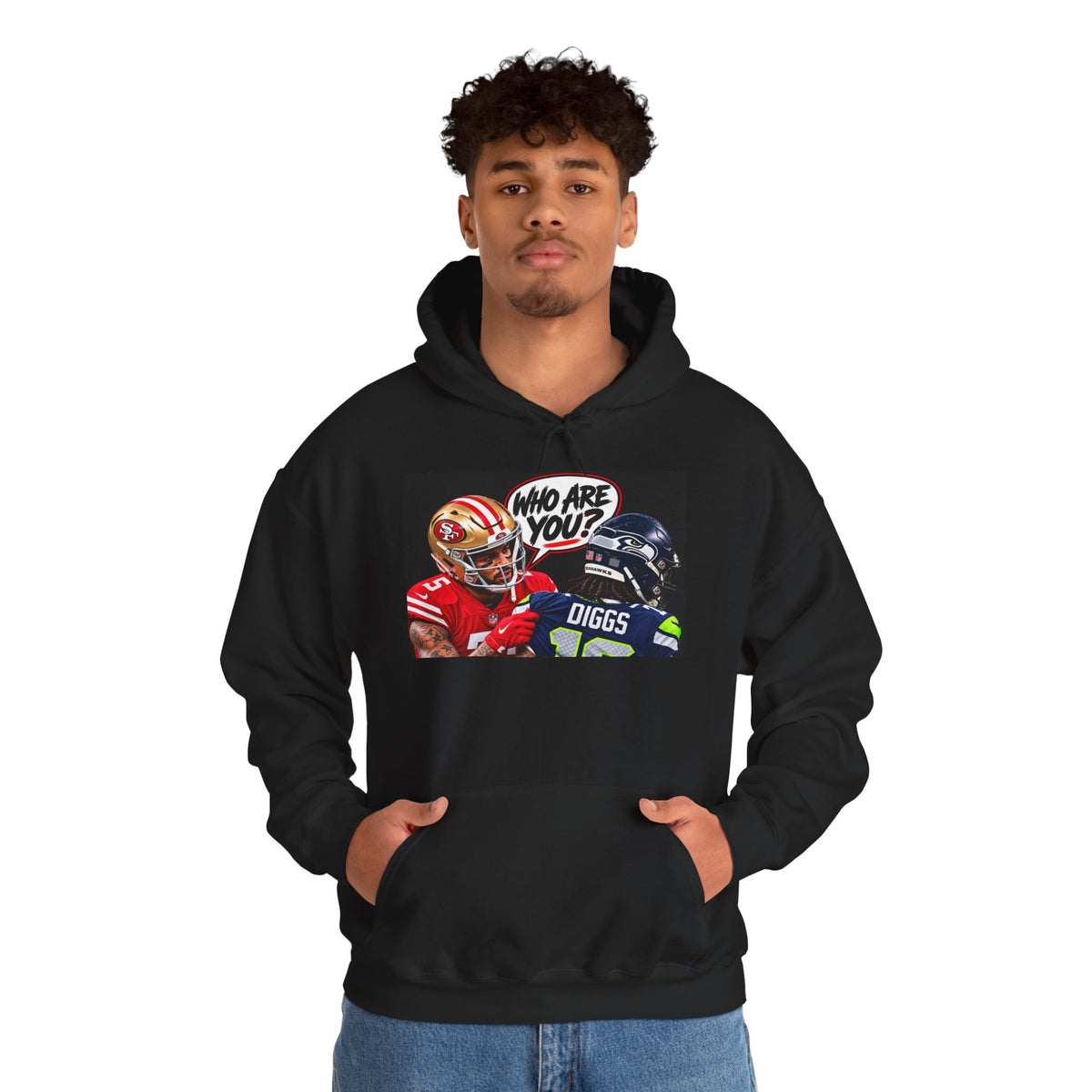 Who Are You? Diggs Football Fan Hoodie