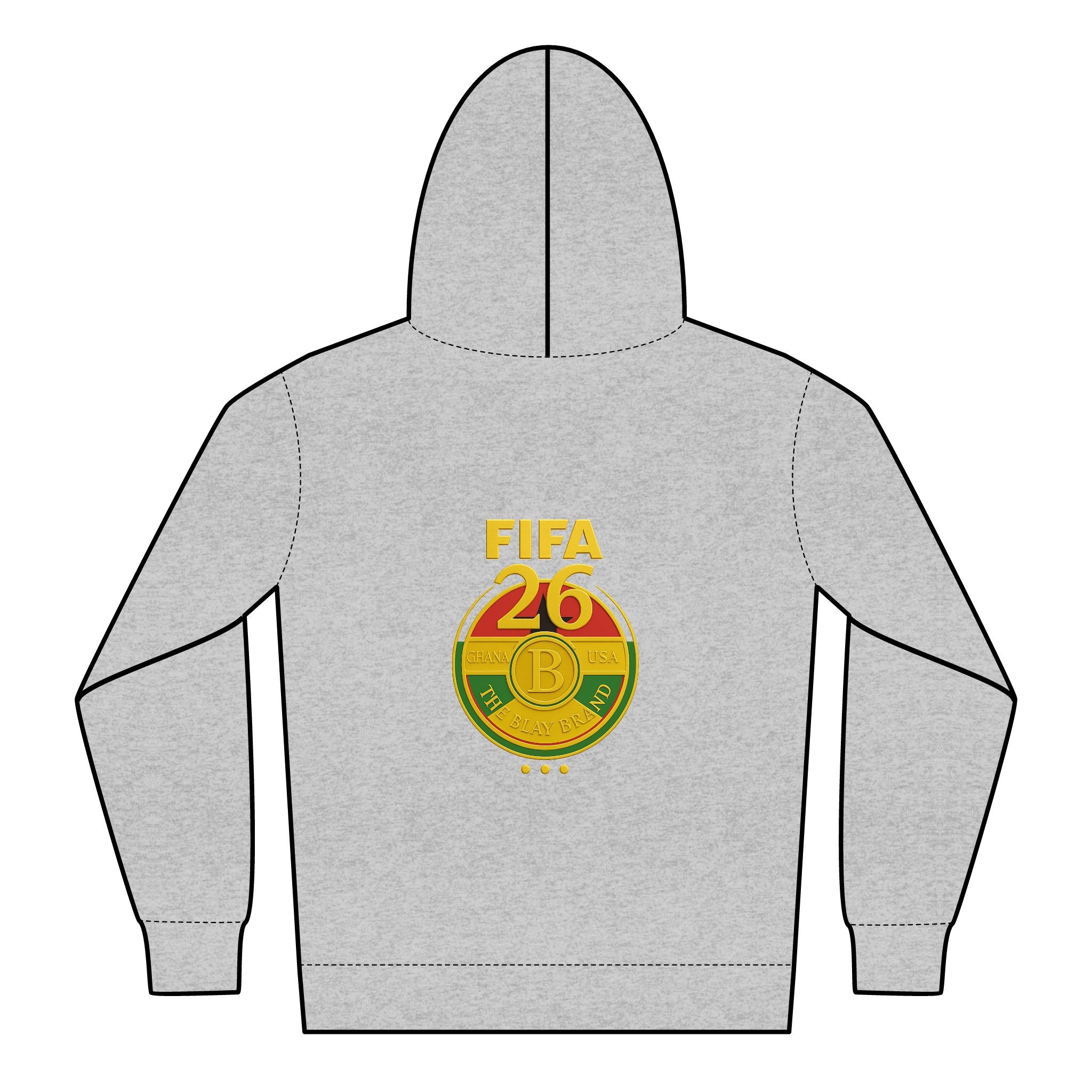 Youth Hoodie - FIFA 26 Badge Soccer Zip-Up Hoodie - The Blay Brand