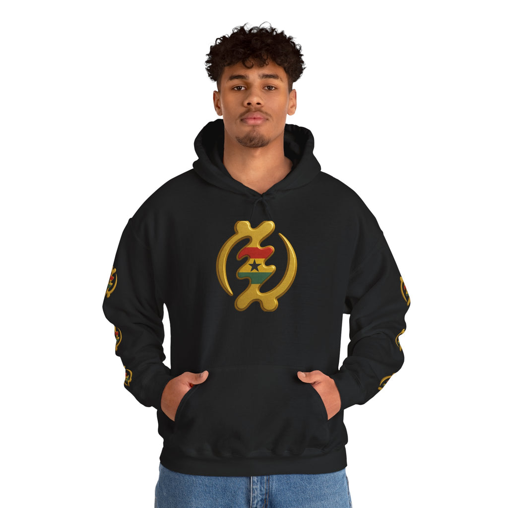 Gye Nyame Hoodie — Adinkra Symbol of Divine Protection Sweatshirt