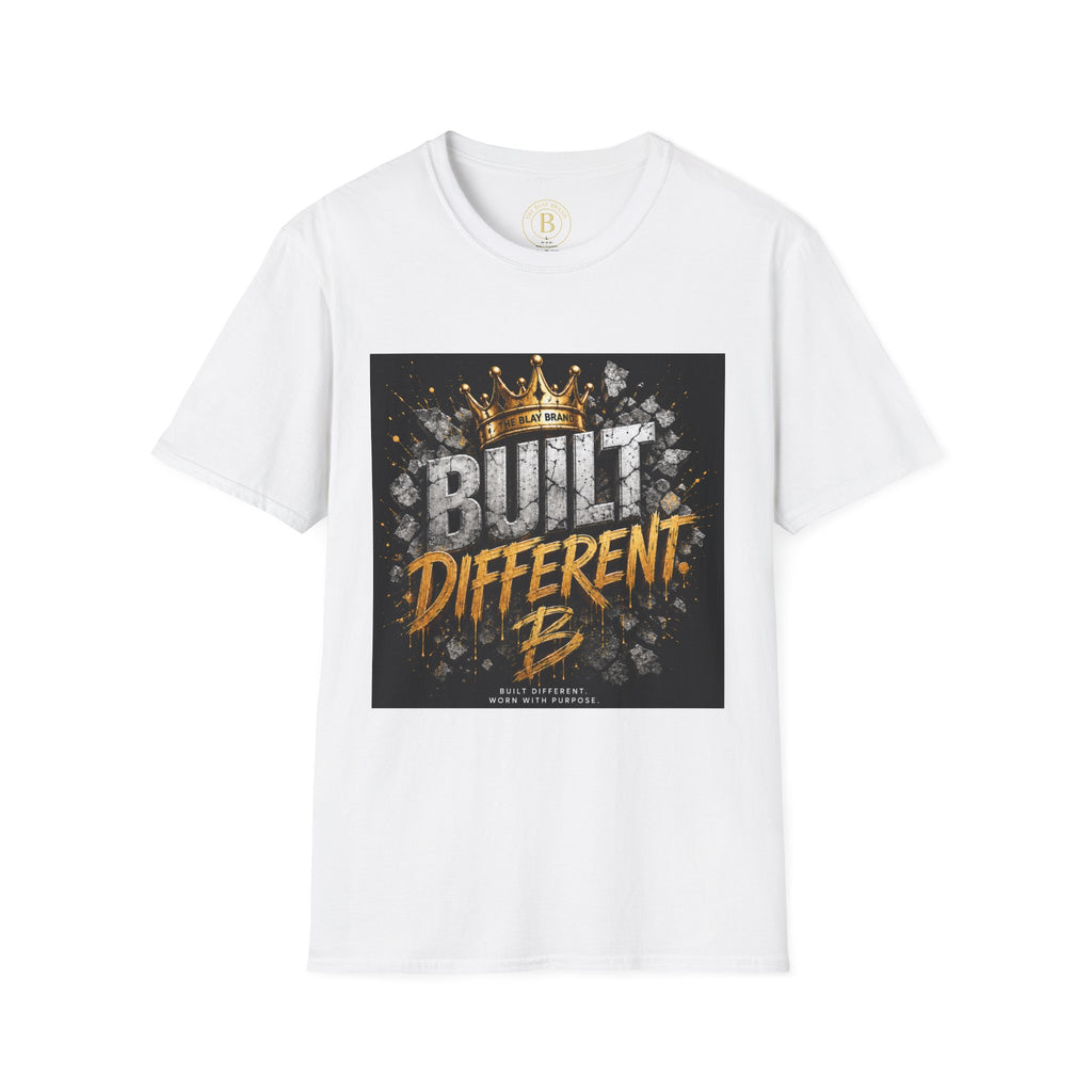 Built Different Tee — Crown Graphic Motivational T‑Shirt