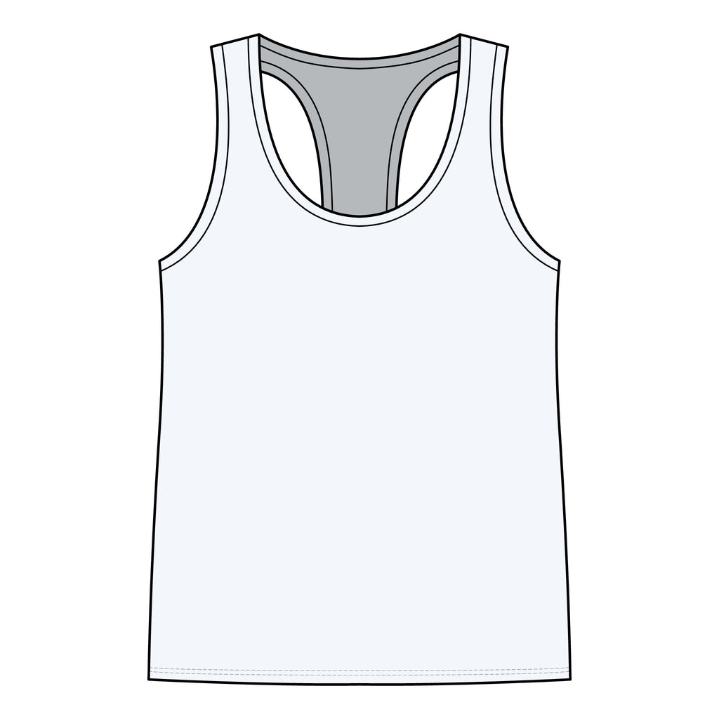 Ghana Crest Racerback Tank Top — Gold Coat of Arms Patriotic Women's Tank