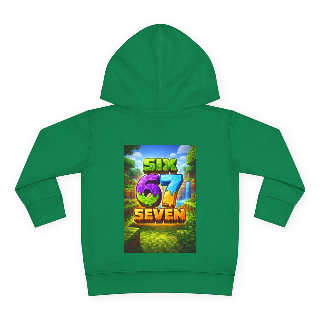 Toddler Hoodie — Colorful "Six 7 Seven" Gaming Style Pullover