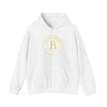 Hoodie — Minimalist Gold Monogram “B” Logo Pullover