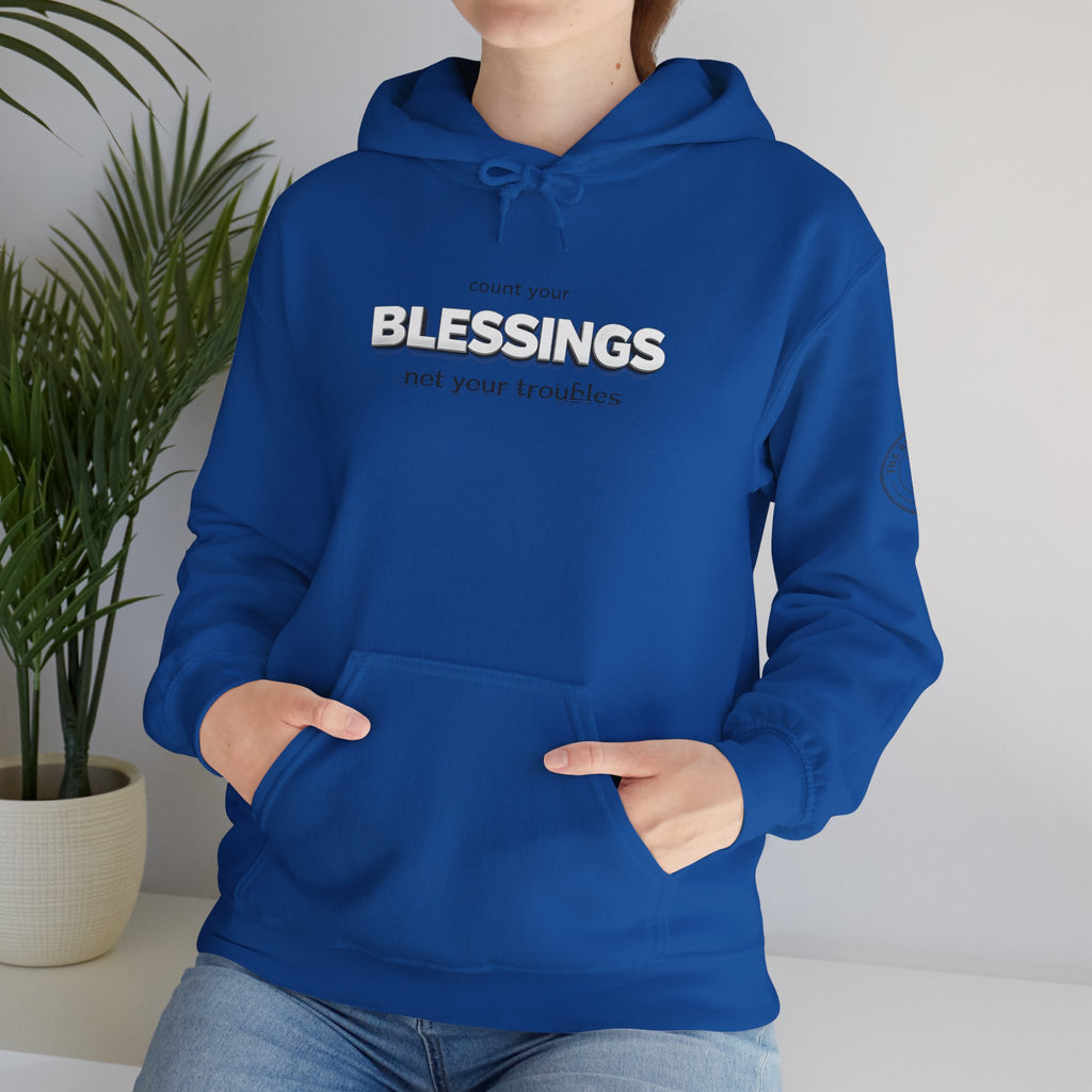 Count Your Blessings Not Your Troubles' Hoodie — 2026 Rise Inspirational Sweatshirt