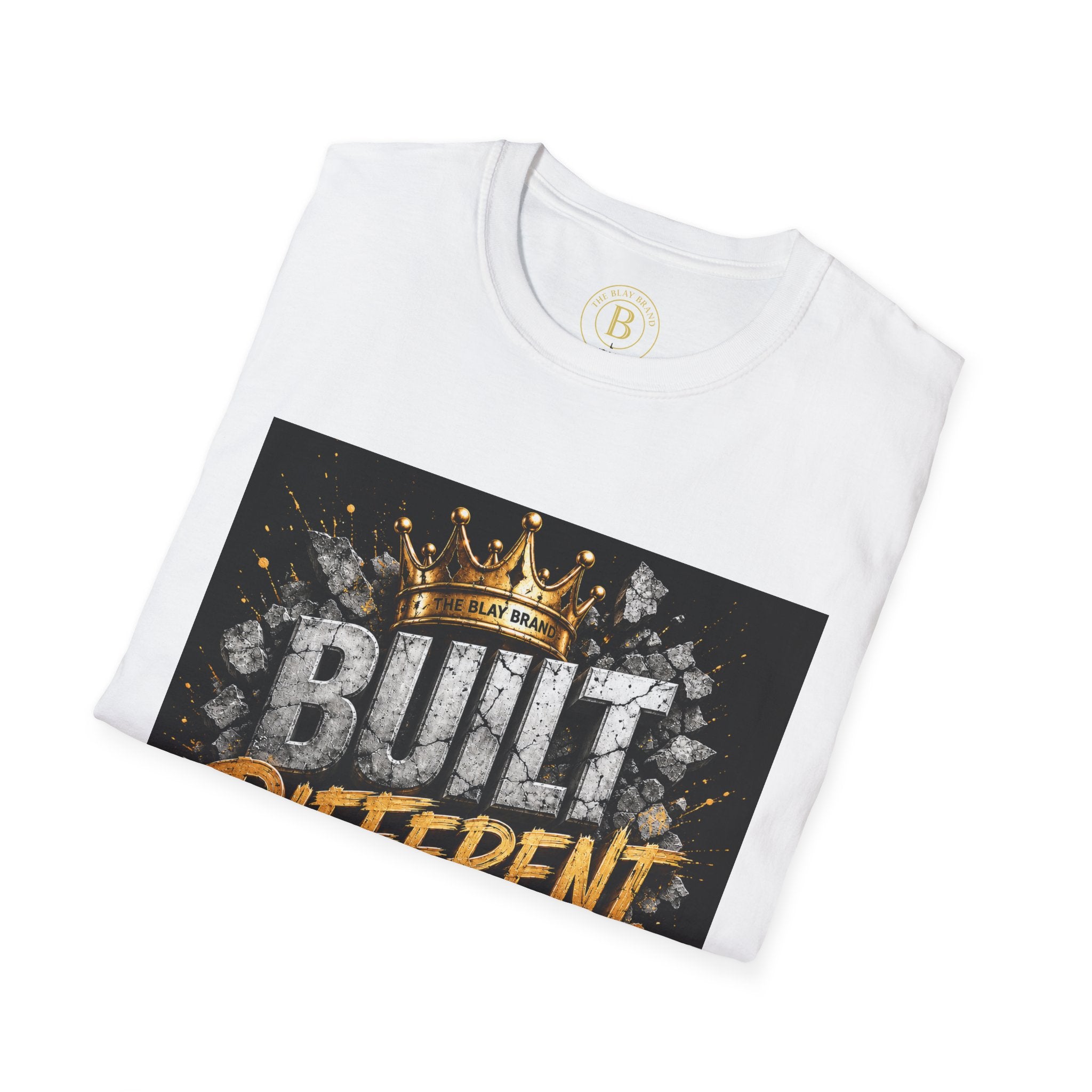 Built Different Tee — Crown Graphic Motivational T‑Shirt