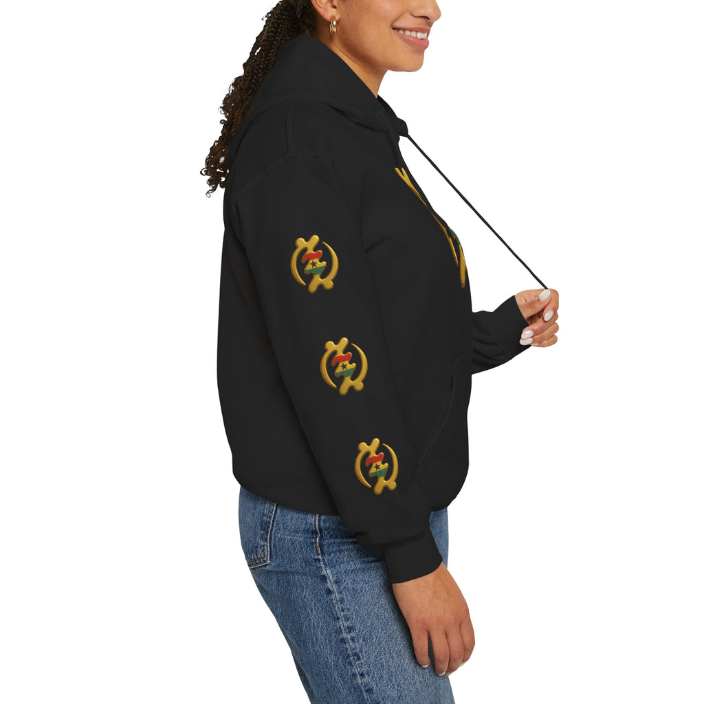Gye Nyame Hoodie — Adinkra Symbol of Divine Protection Sweatshirt