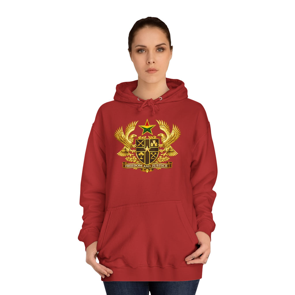 Ghana Coat of Arms Hoodie — Heritage Crest Pullover