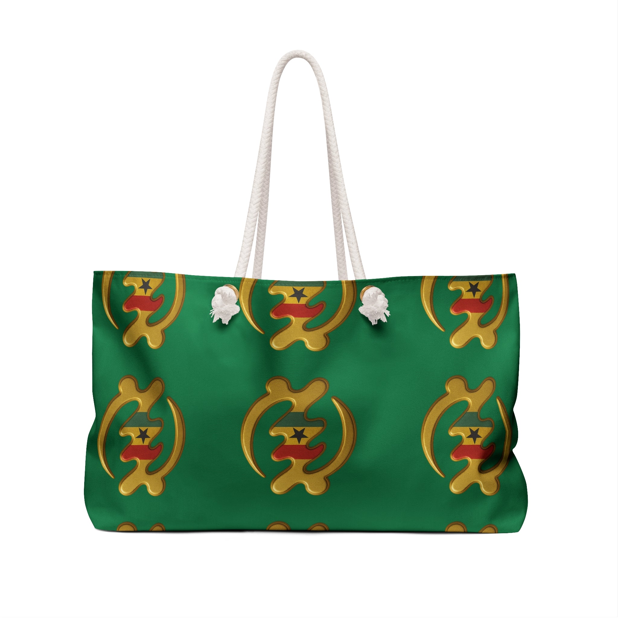 Weekender Bag — Gye Nyame Ghana Flag Design (Spirit of the Land)