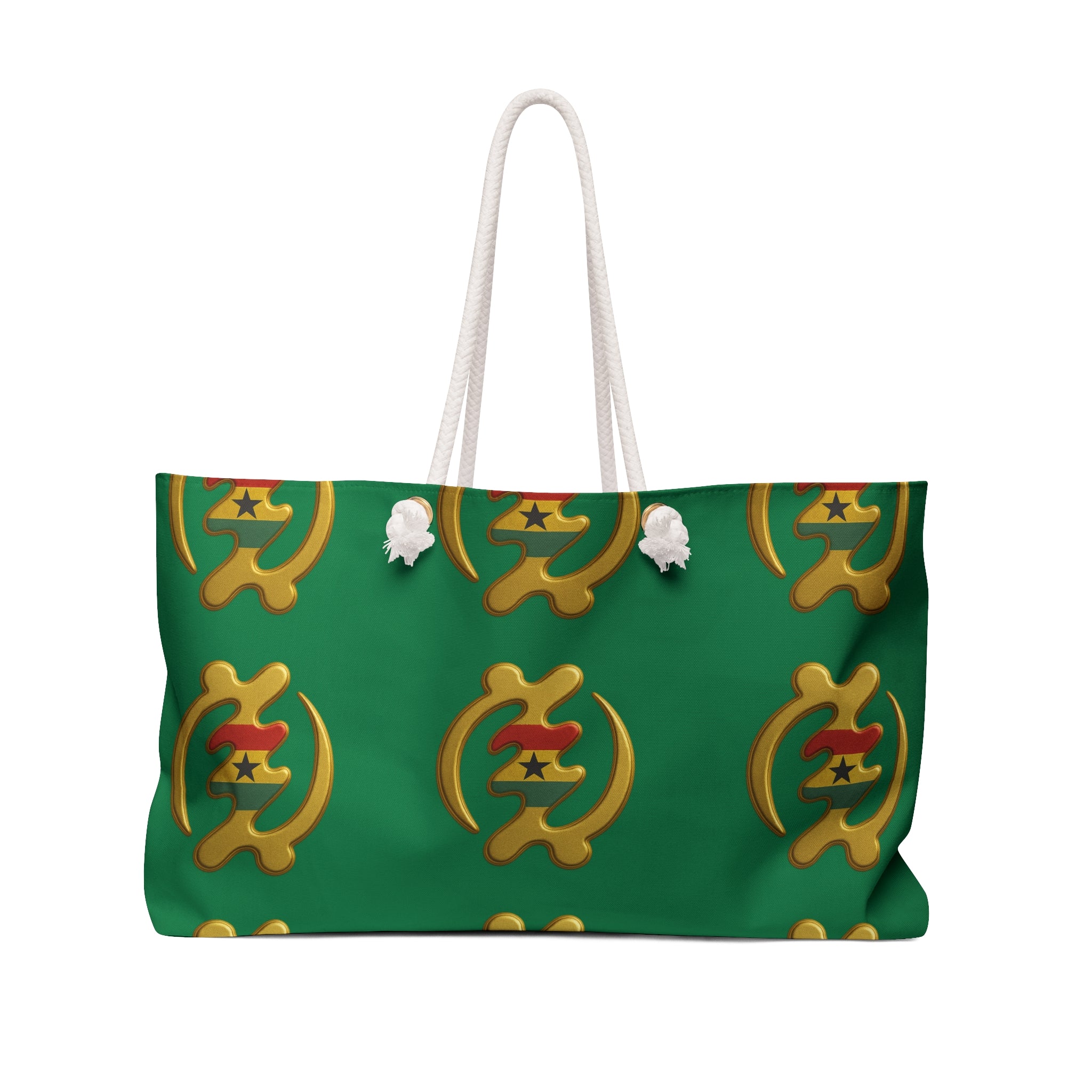 Weekender Bag — Gye Nyame Ghana Flag Design (Spirit of the Land)