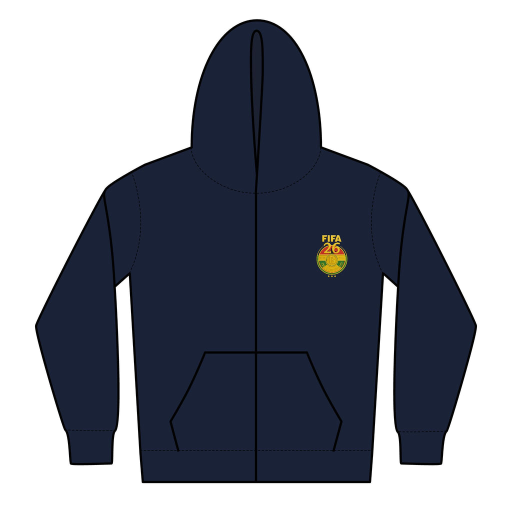 Youth Hoodie - FIFA 26 Badge Soccer Zip-Up Hoodie - The Blay Brand