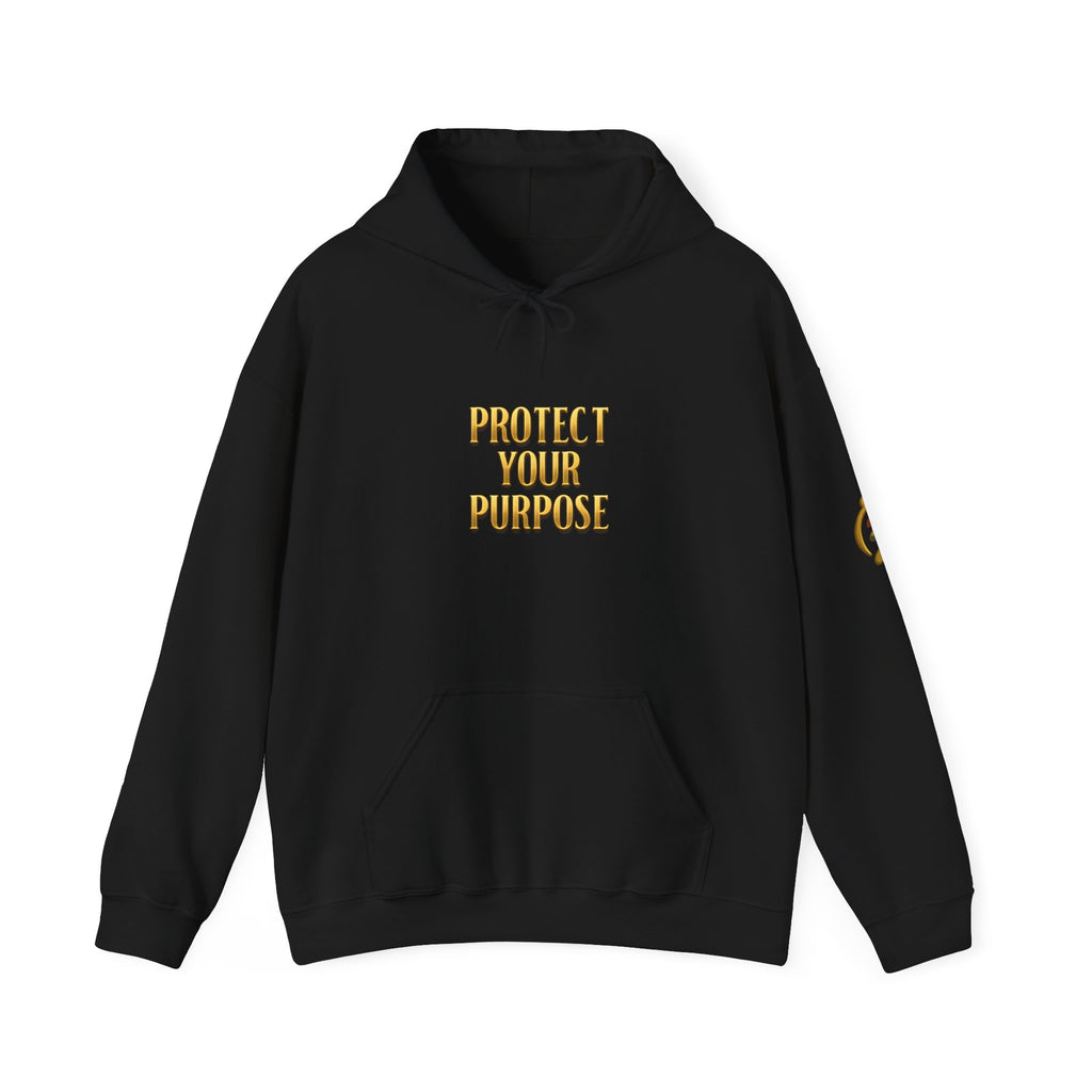 Gye Nyame 'Protect Your Purpose' Hoodie — Motivational Protection Logo 2026