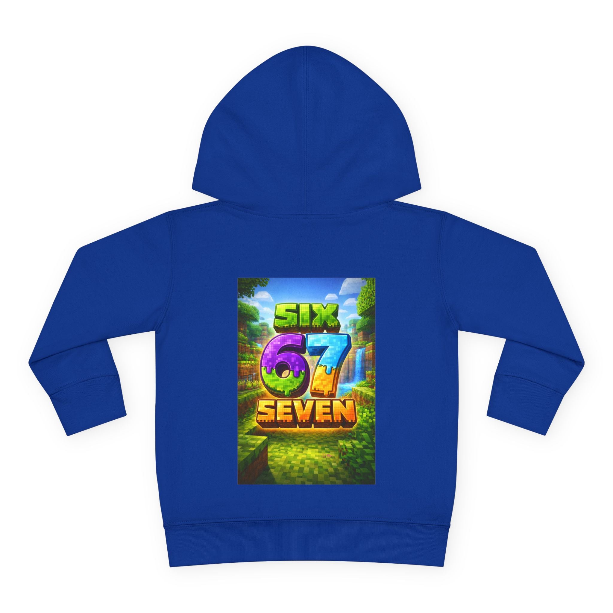 Toddler Hoodie — Colorful "Six 7 Seven" Gaming Style Pullover