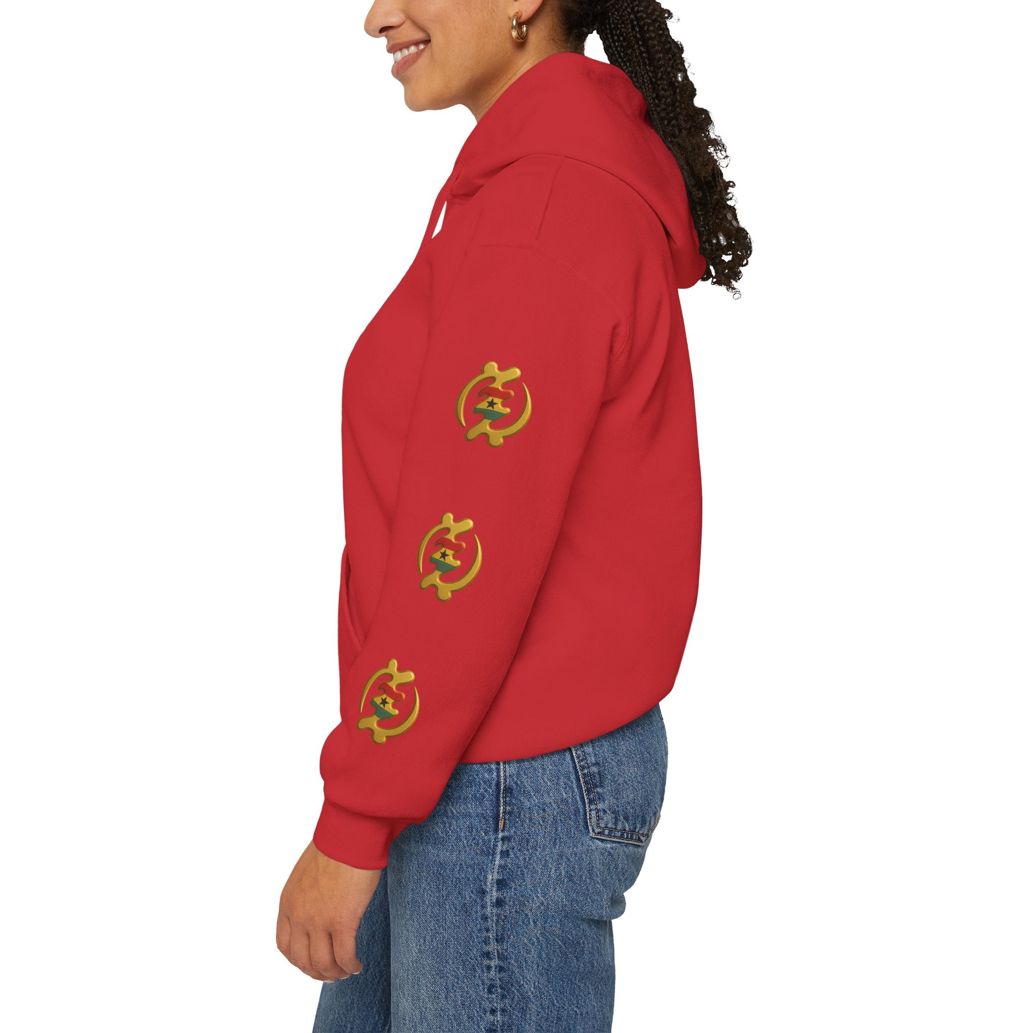 Gye Nyame Hoodie — Adinkra Symbol of Divine Protection Sweatshirt