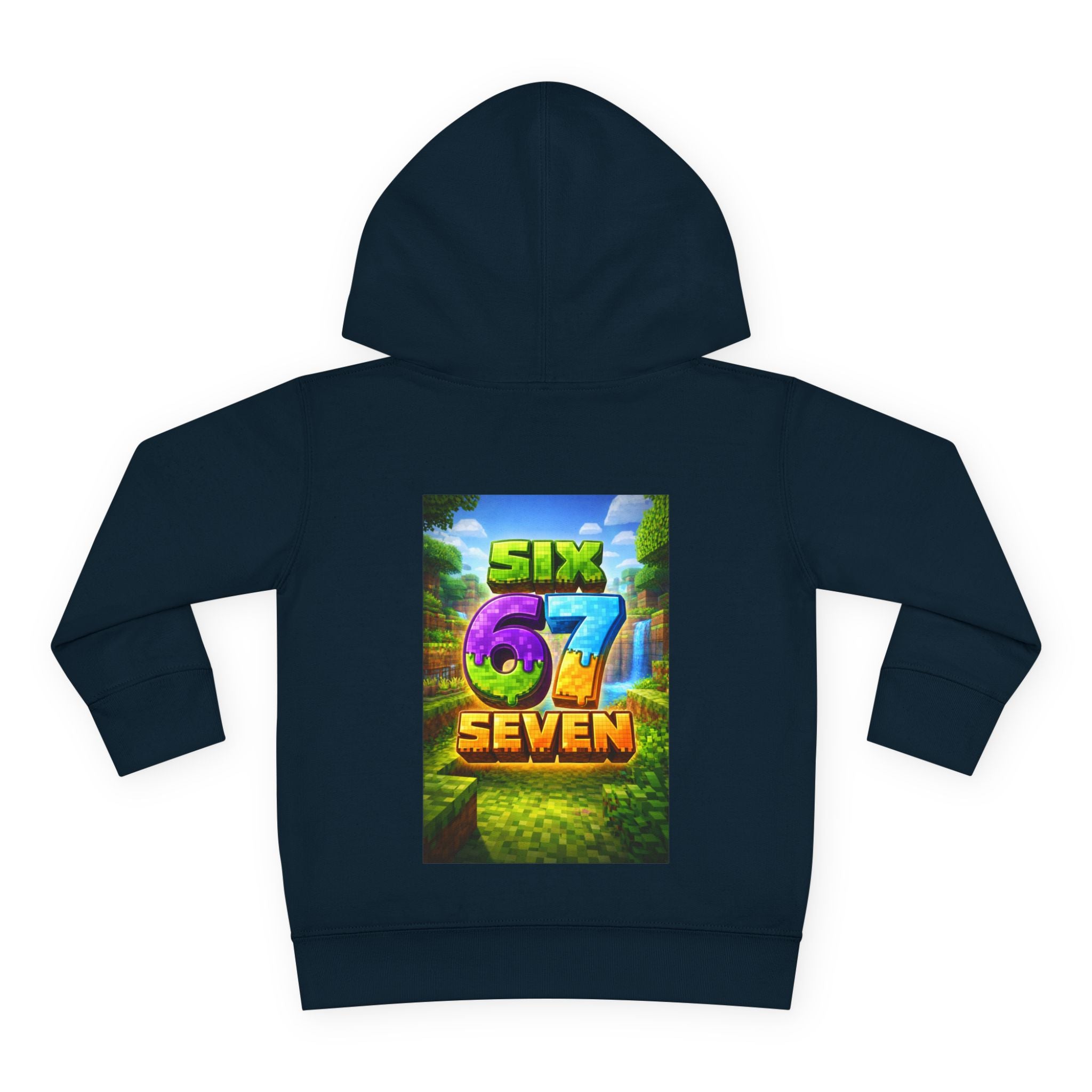 Toddler Hoodie — Colorful "Six 7 Seven" Gaming Style Pullover