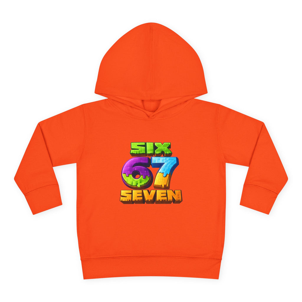 Toddler Hoodie — Colorful "Six 7 Seven" Gaming Style Pullover