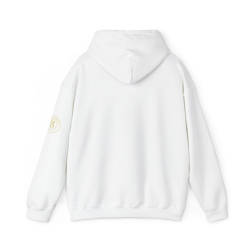 Hoodie — Minimalist Gold Monogram “B” Logo Pullover