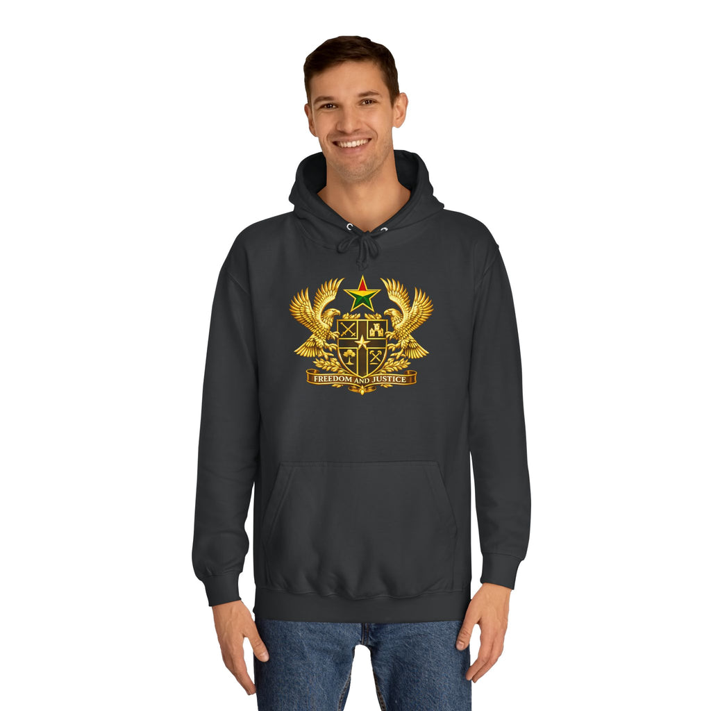 Ghana Coat of Arms Hoodie — Heritage Crest Pullover