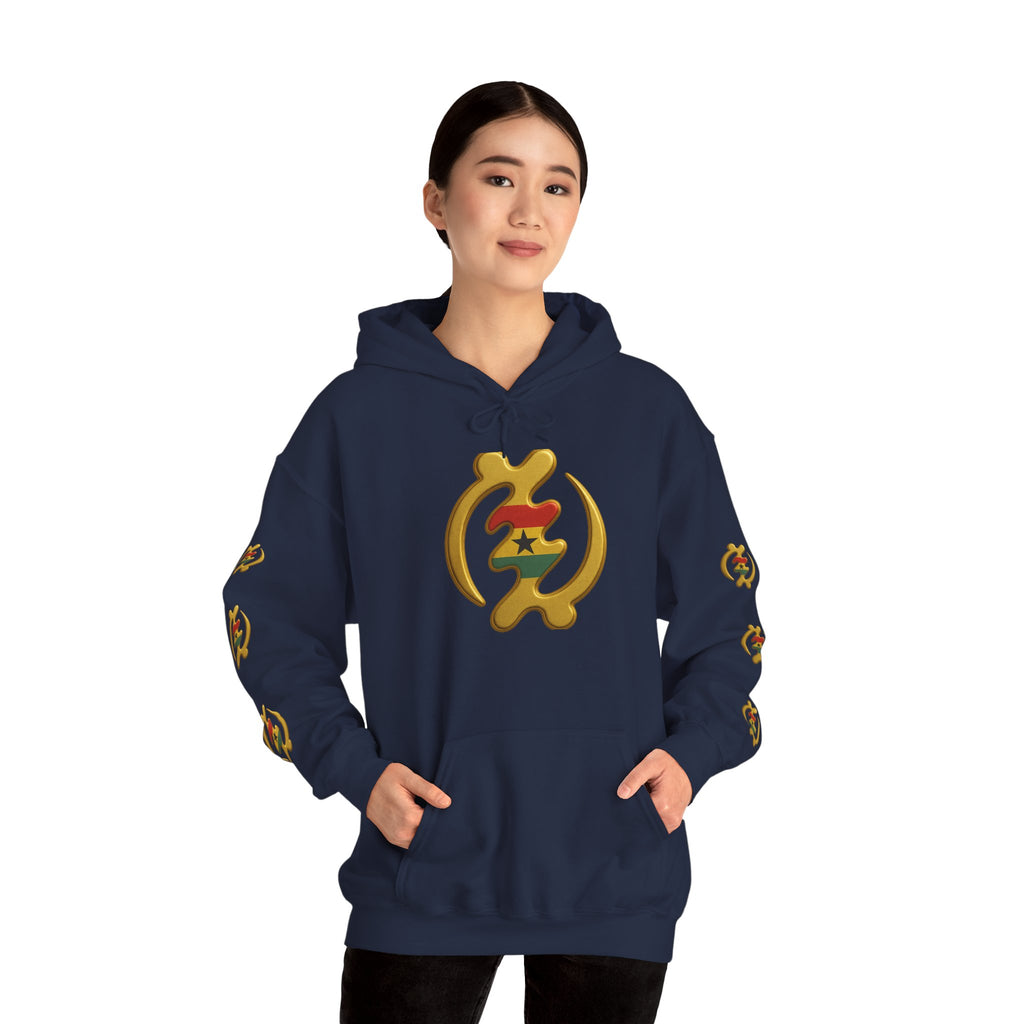 Gye Nyame Hoodie — Adinkra Symbol of Divine Protection Sweatshirt