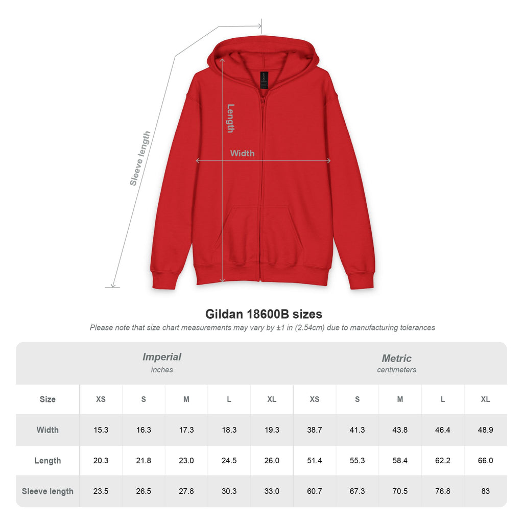 Youth Jet Formation Zip Hoodie — Blue Angels Aircraft Photo Design