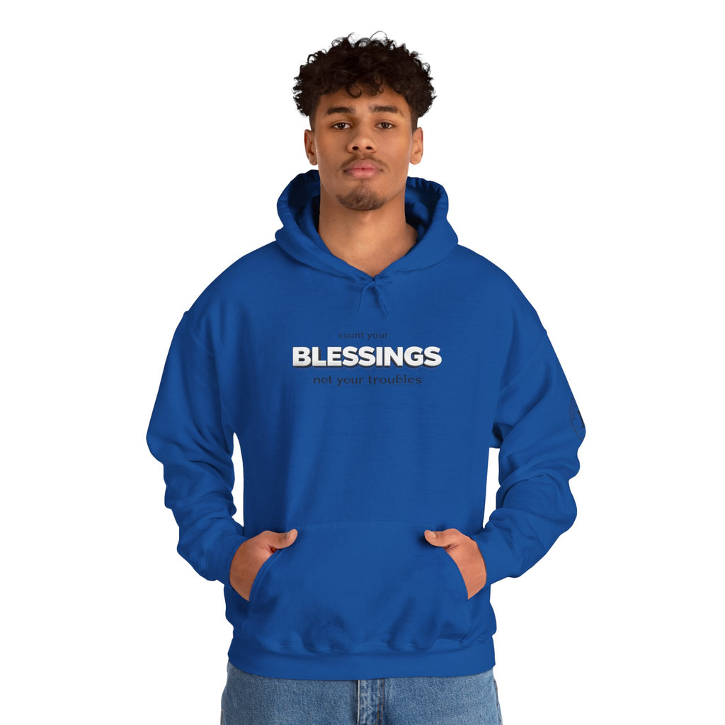 Count Your Blessings Not Your Troubles' Hoodie — 2026 Rise Inspirational Sweatshirt