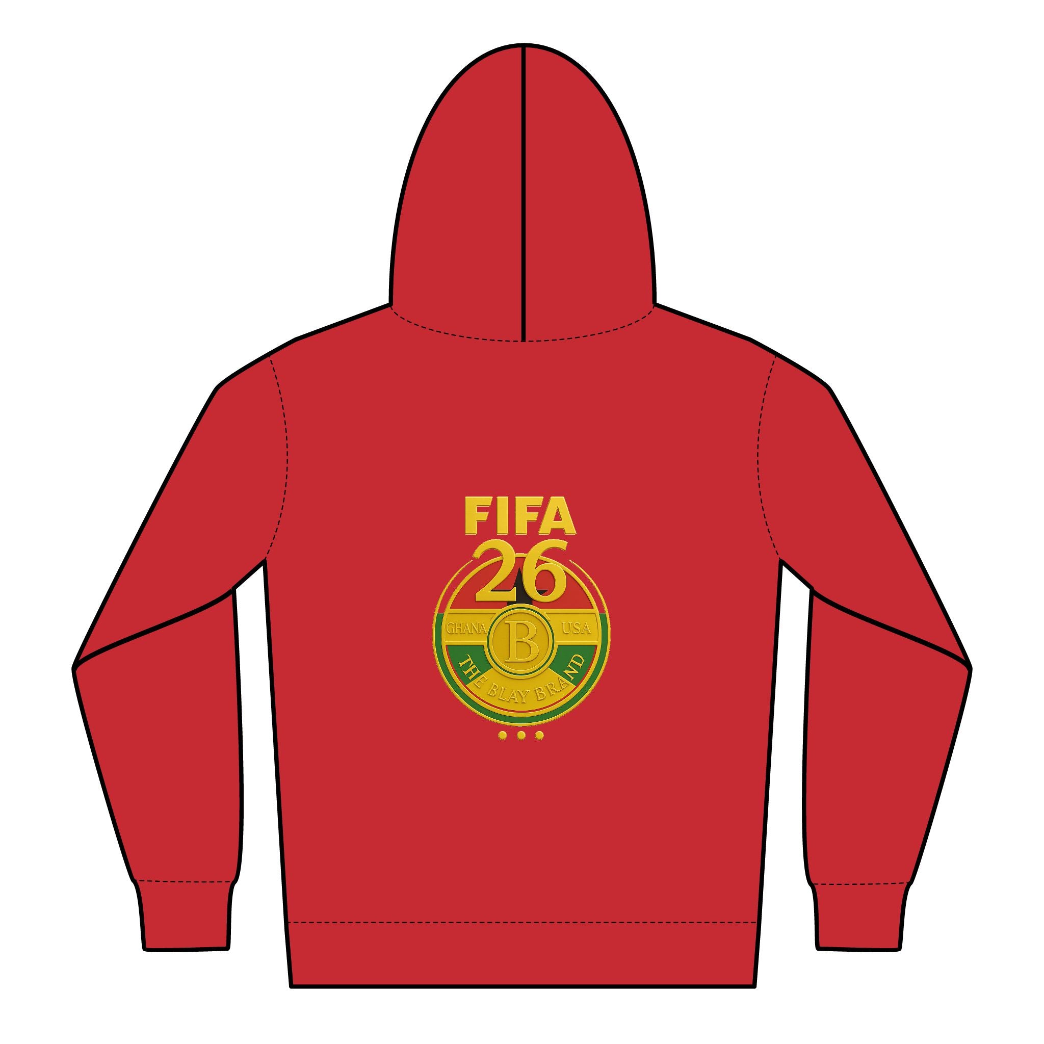 Youth Hoodie - FIFA 26 Badge Soccer Zip-Up Hoodie - The Blay Brand